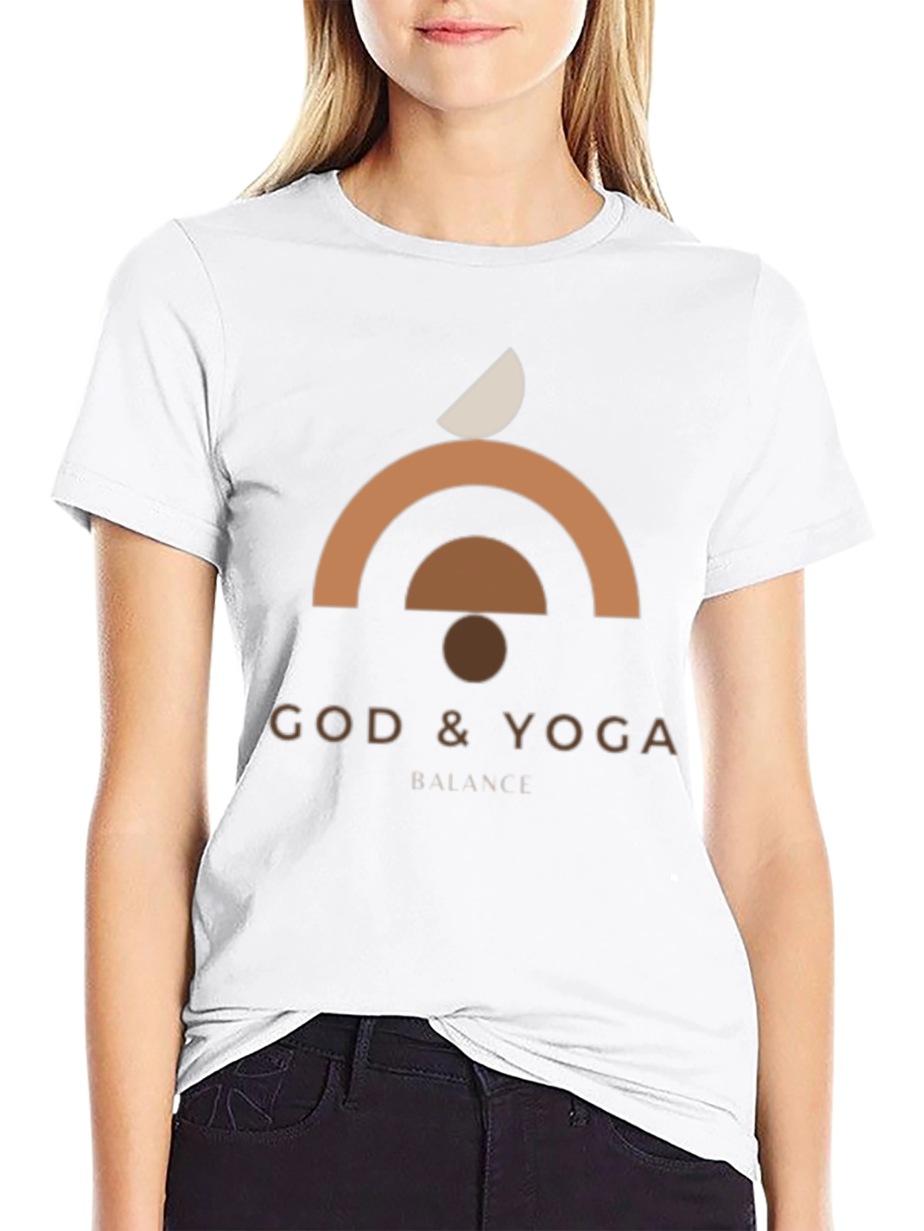 God & Yoga Balance Tee