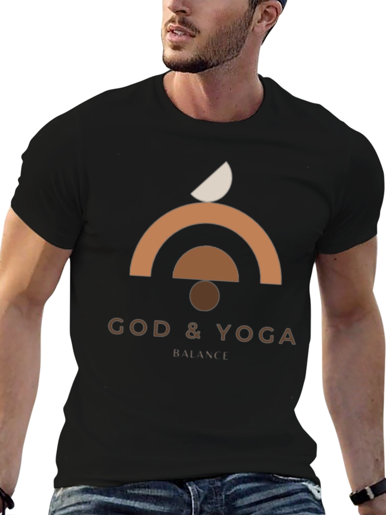 God & Yoga Balance Tee
