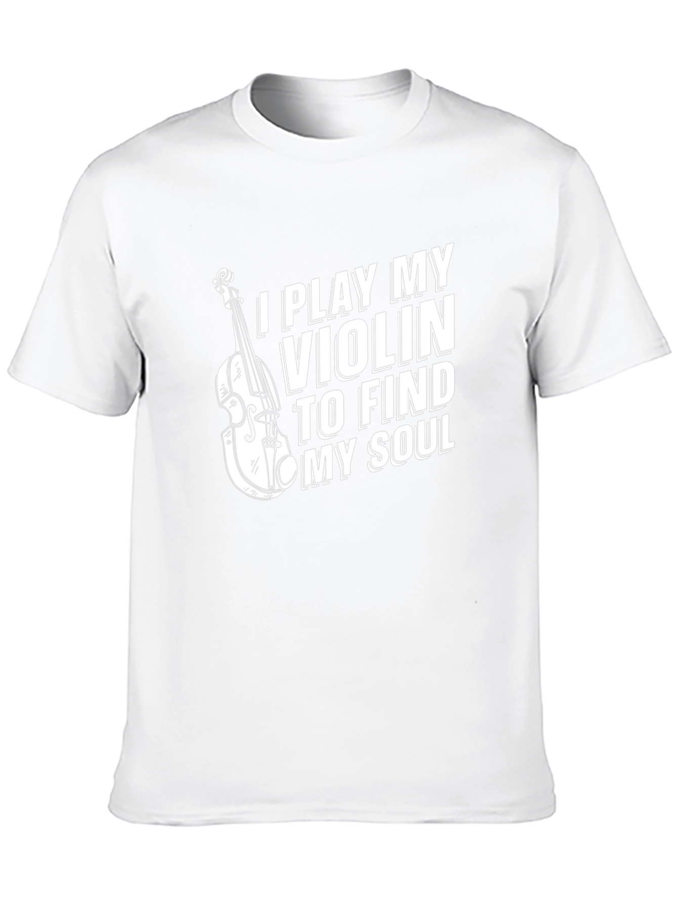 Violin Soul Musician Black T-Shirt