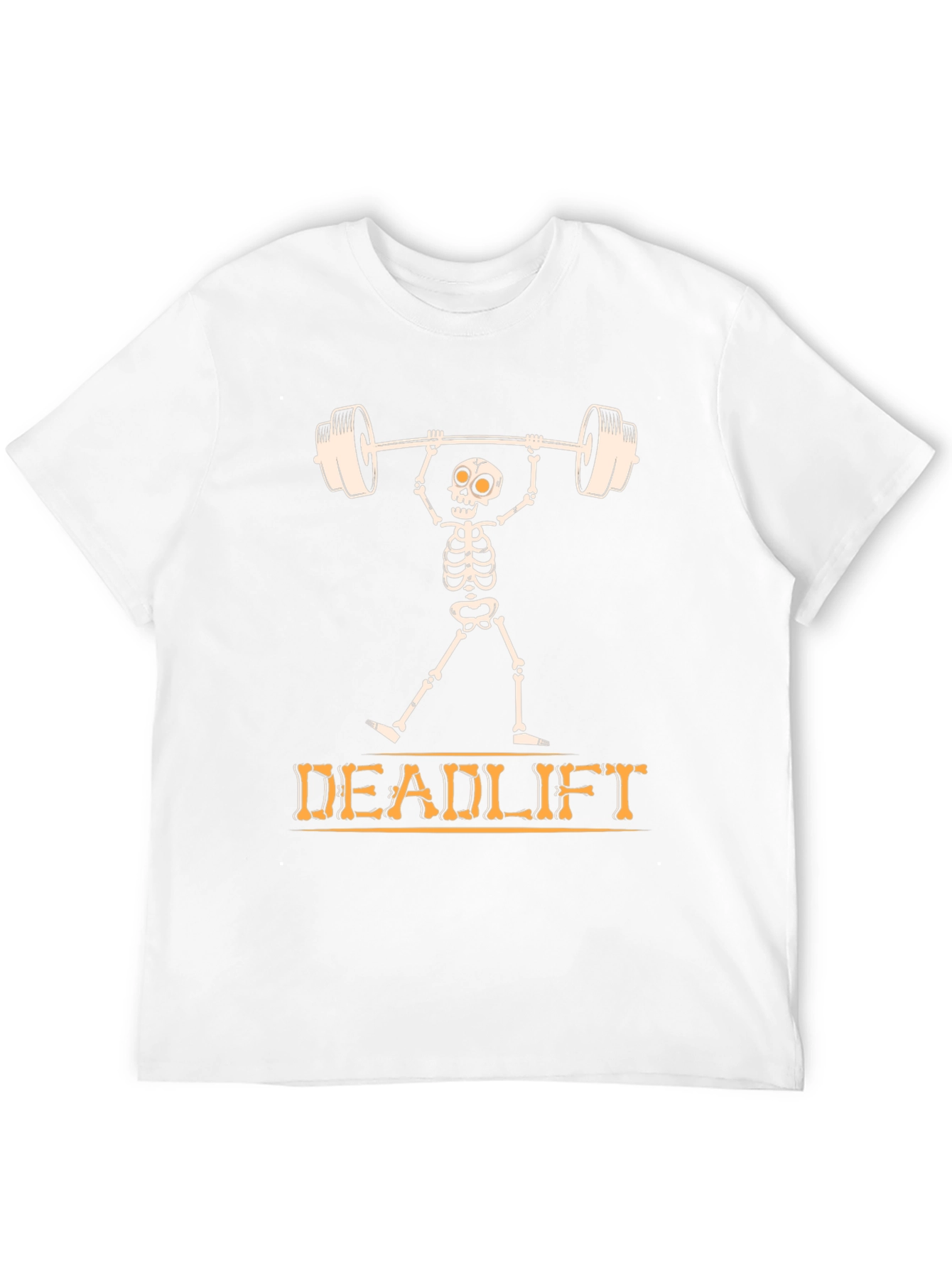 Deadlift Skeleton T-Shirt - Weightlifting Gym Tee