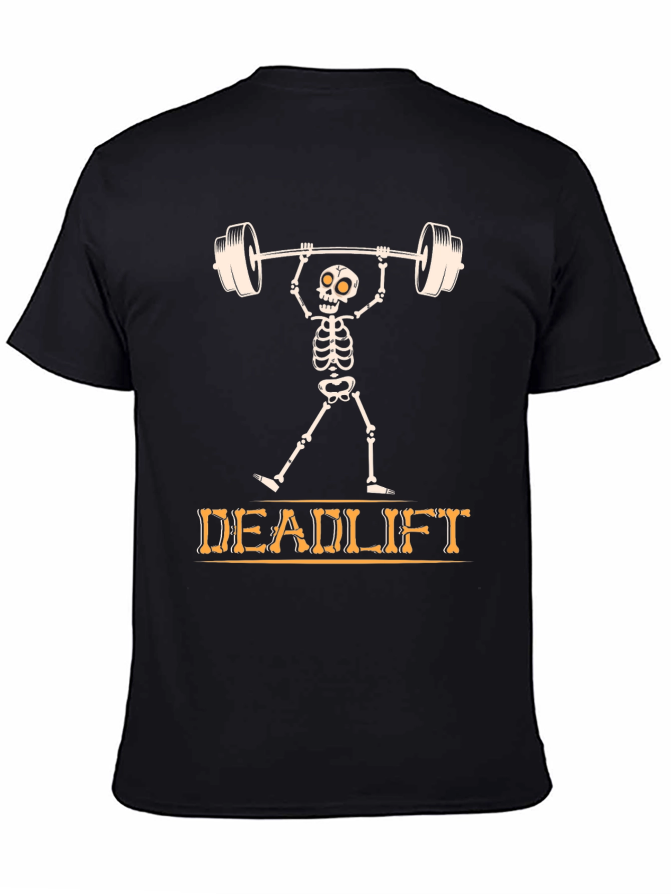Deadlift Skeleton T-Shirt - Weightlifting Gym Tee
