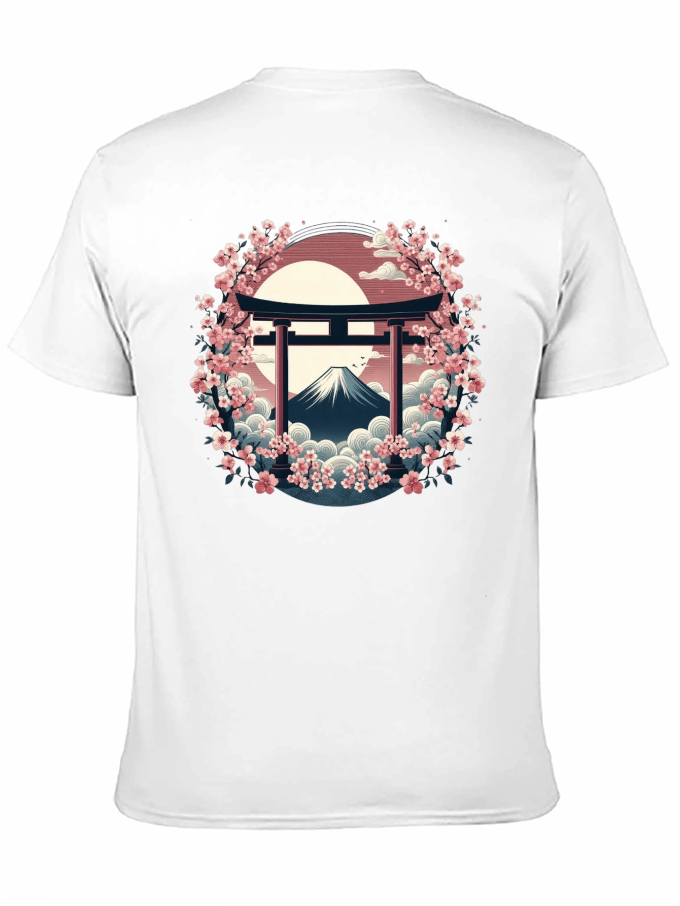 Japanese Cherry Blossom Mount Fuji T-Shirt