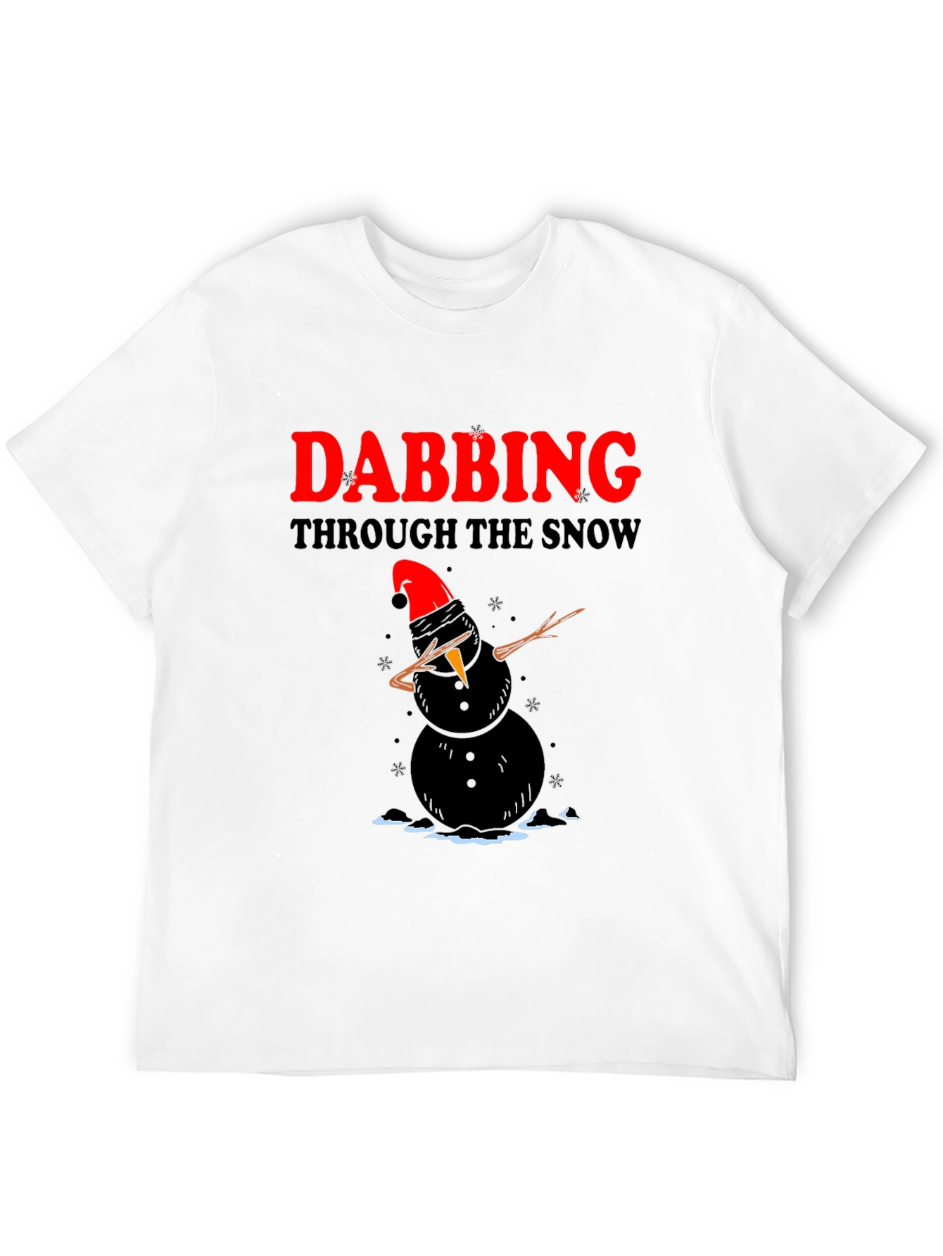 Dabbing Snowman Christmas T-Shirt