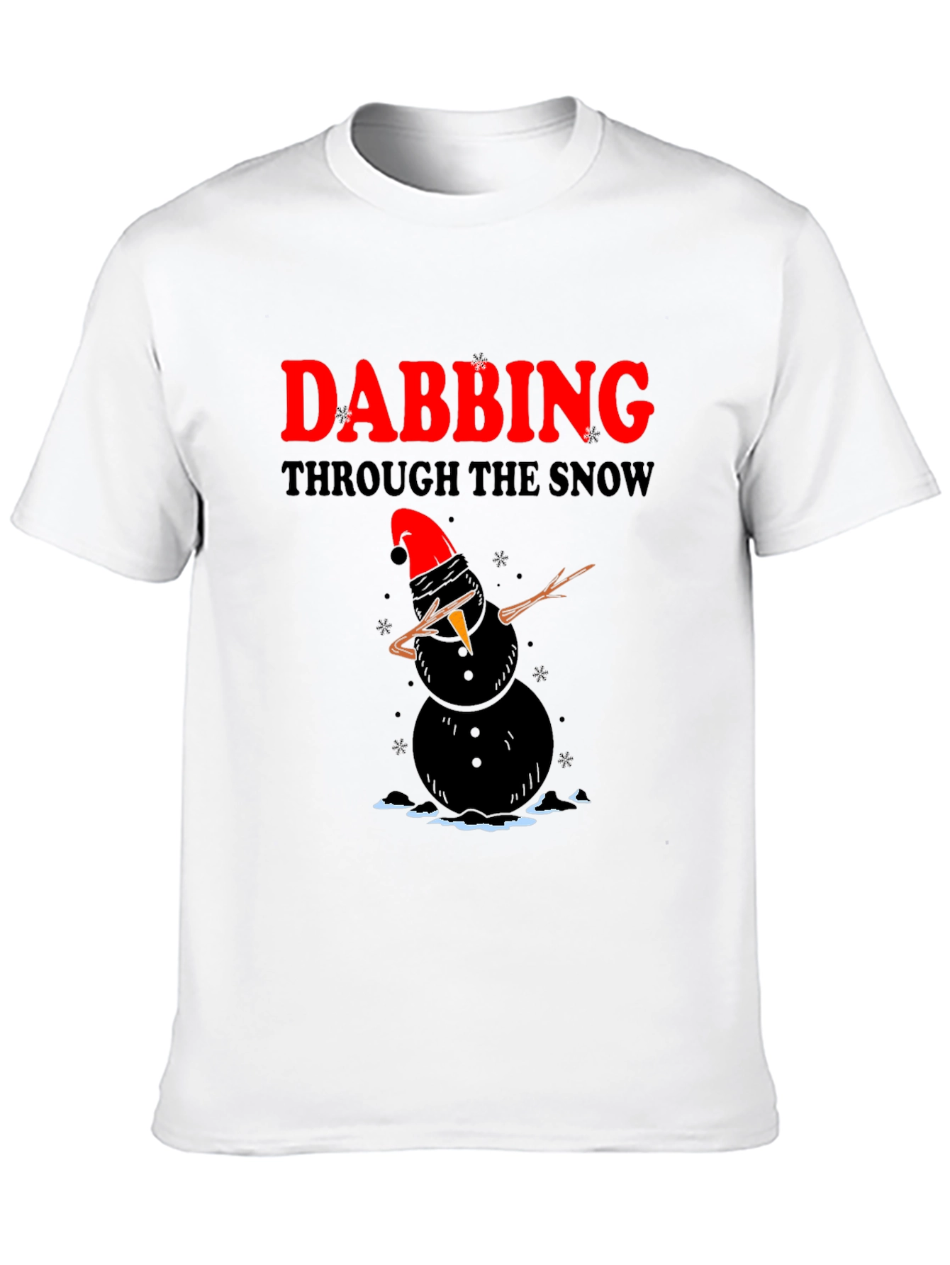 Dabbing Snowman Christmas T-Shirt