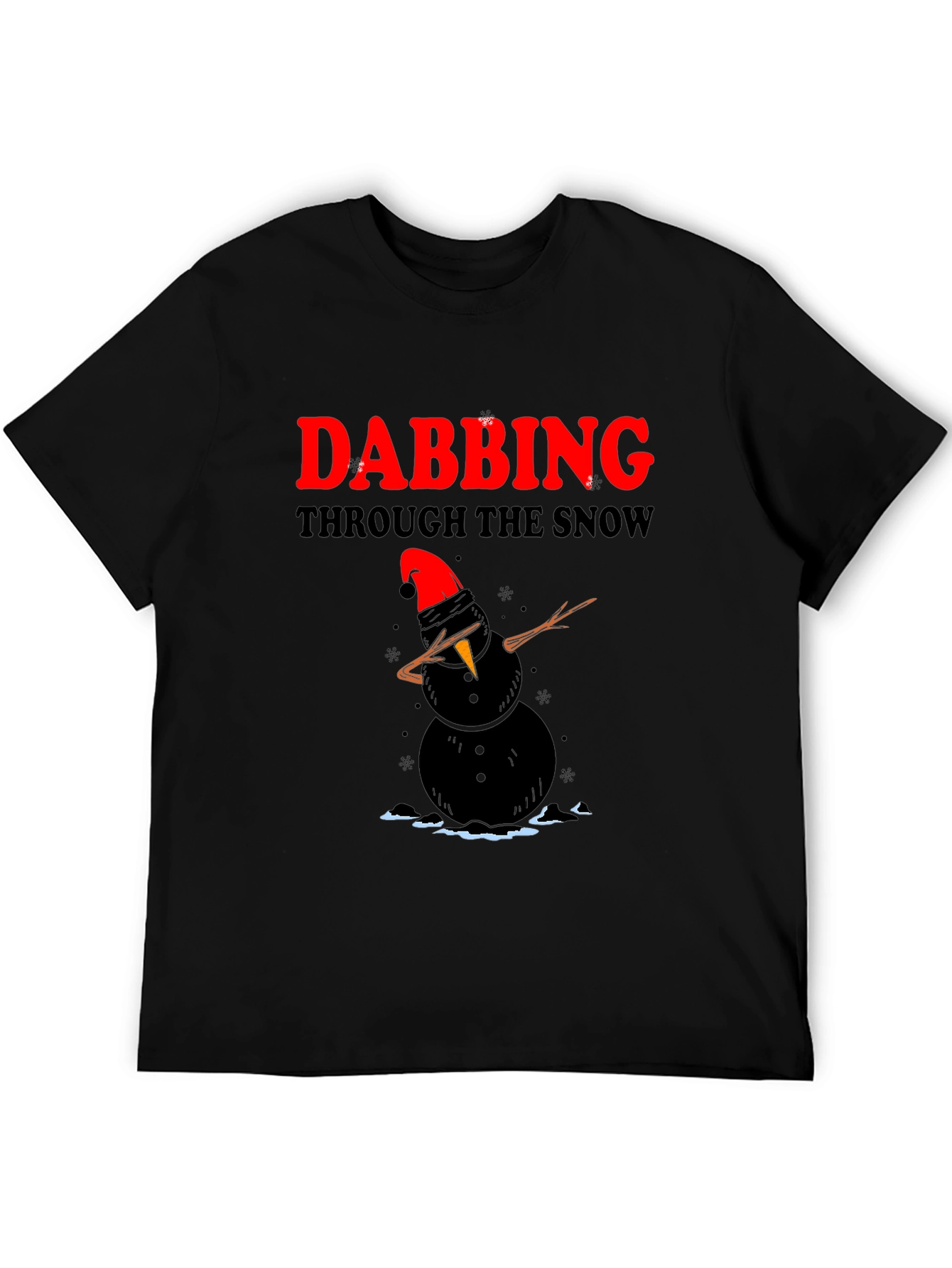 Dabbing Snowman Christmas T-Shirt