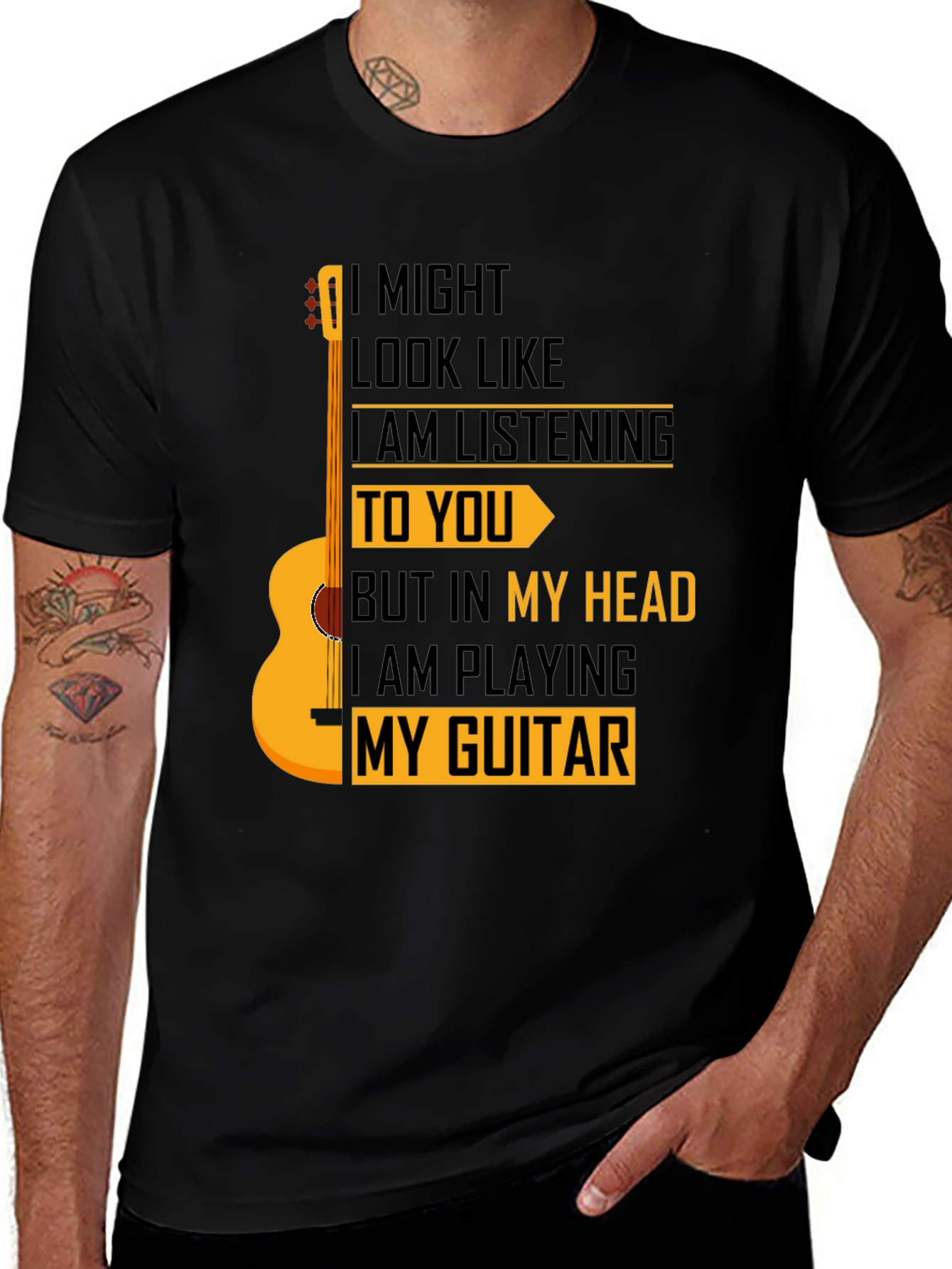 Guitar Player T-Shirt - Music Lover Tee