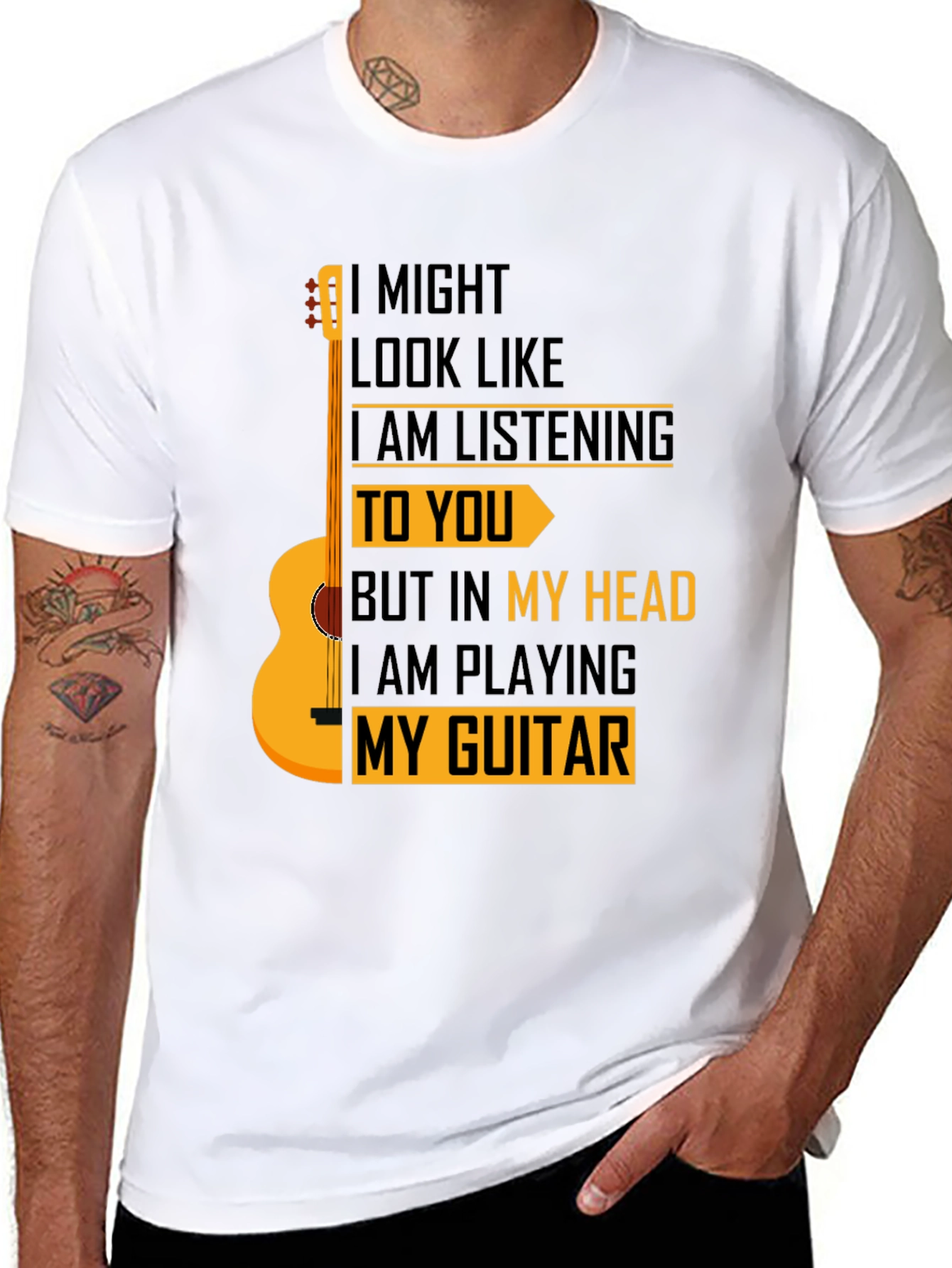 Guitar Player T-Shirt - Music Lover Tee