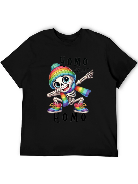 Homo Sweet Homo LGBT Pride Skeleton T-Shirt