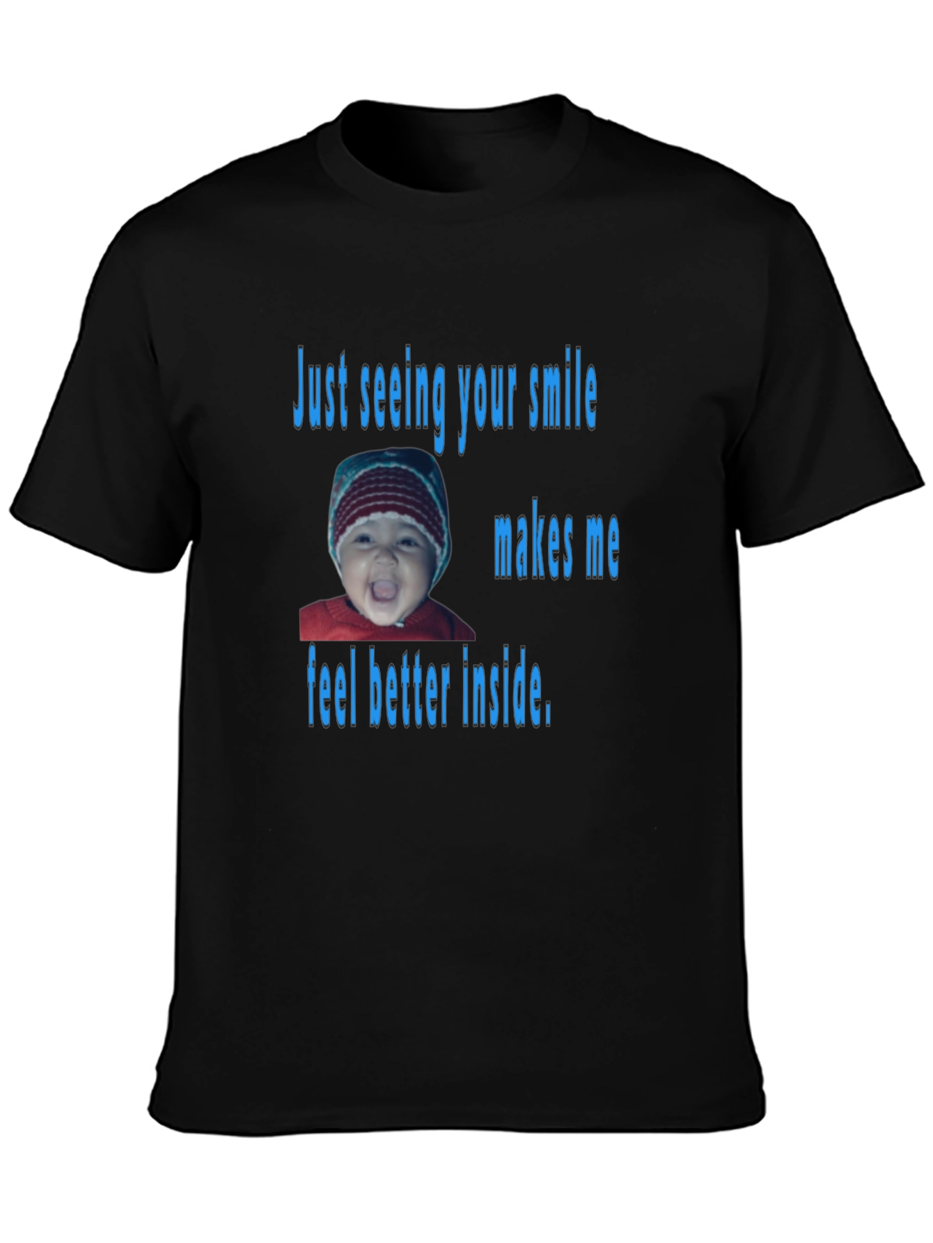 Smile Inside T-Shirt - Black