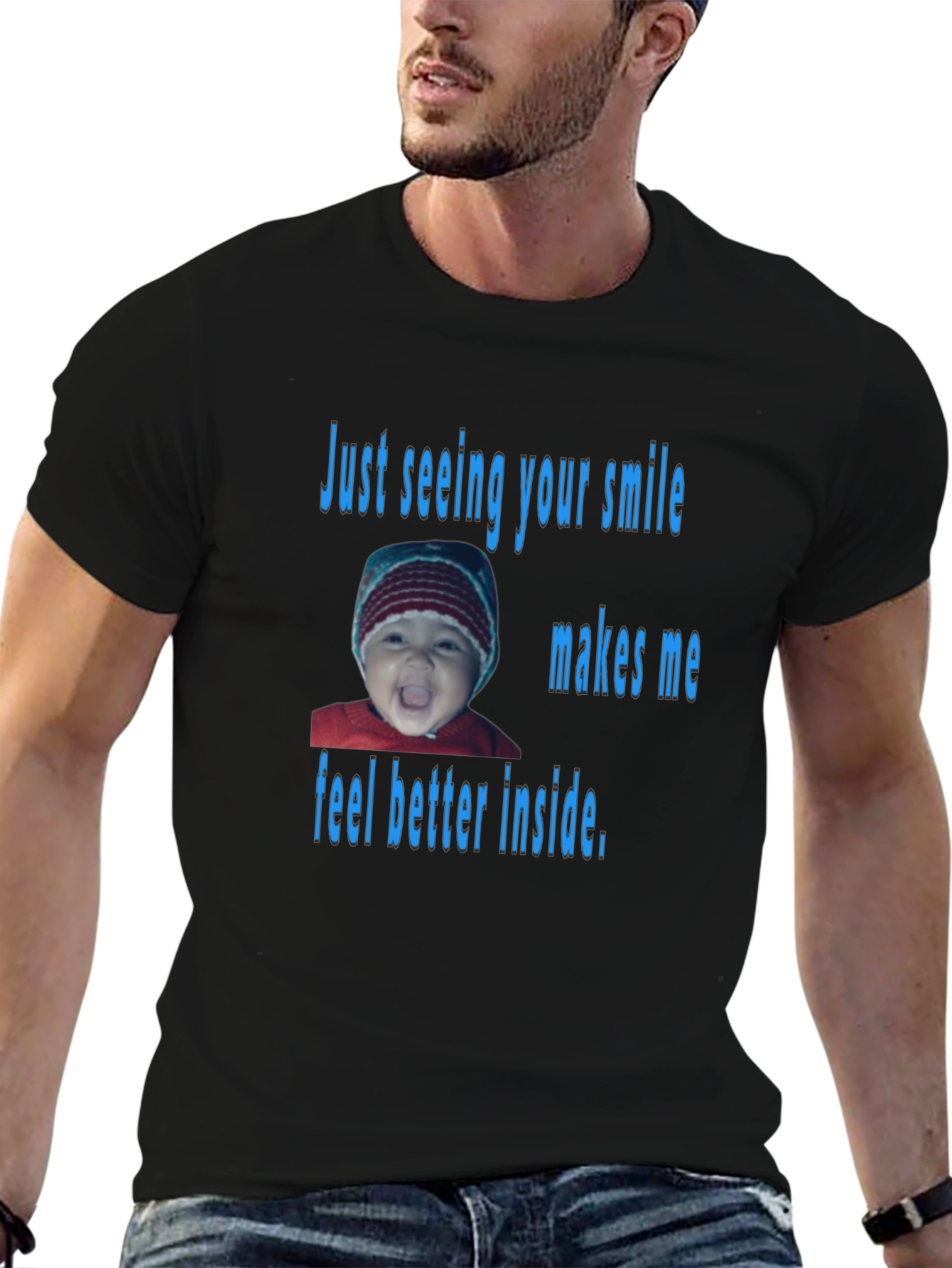 Smile Inside T-Shirt - Black