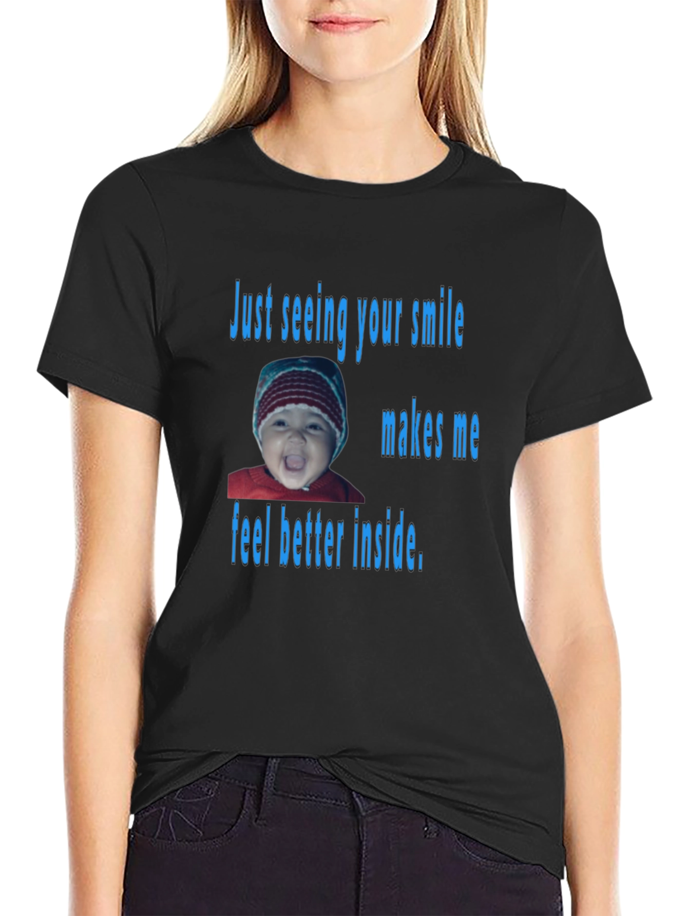 Smile Inside T-Shirt - Black