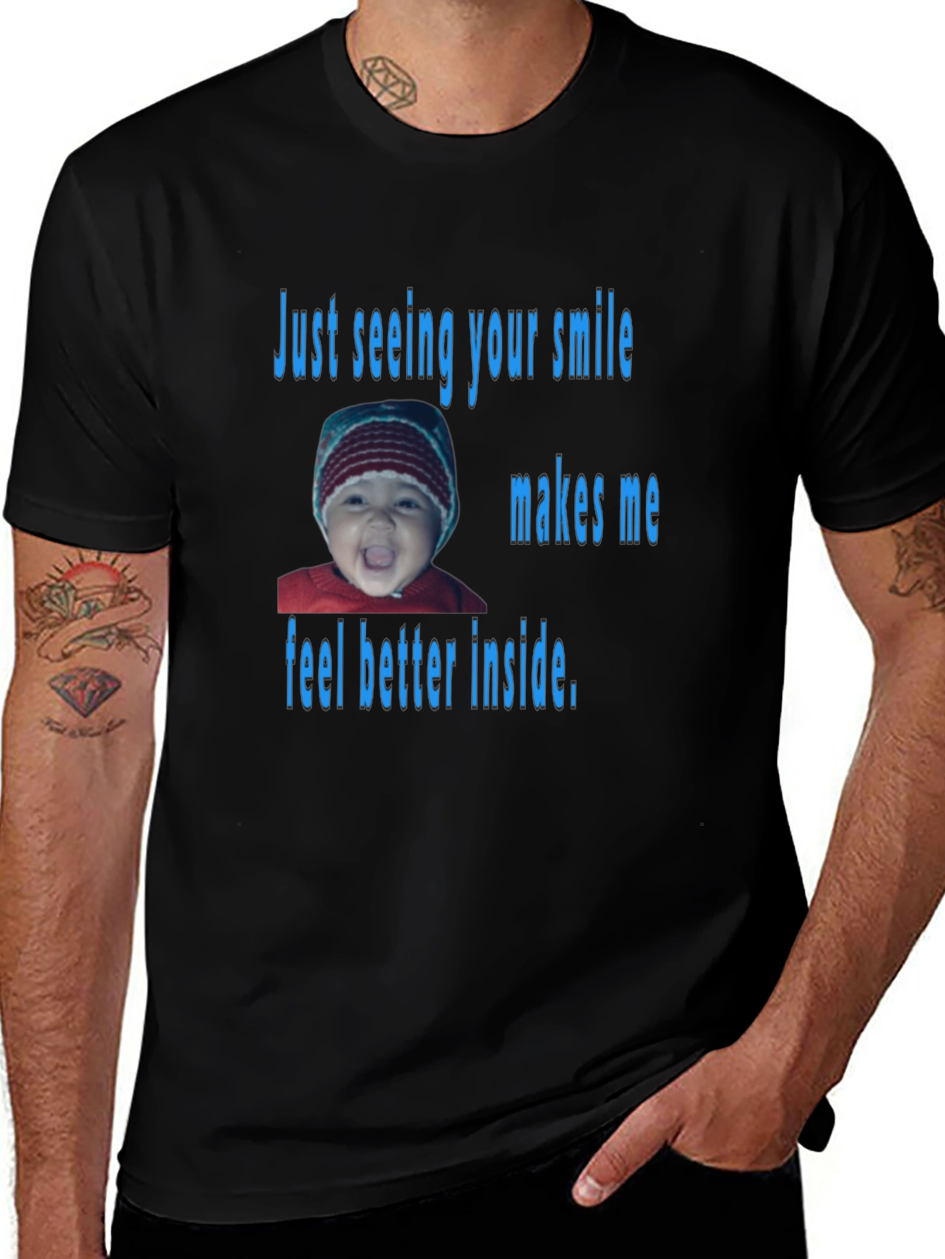 Smile Inside T-Shirt - Black