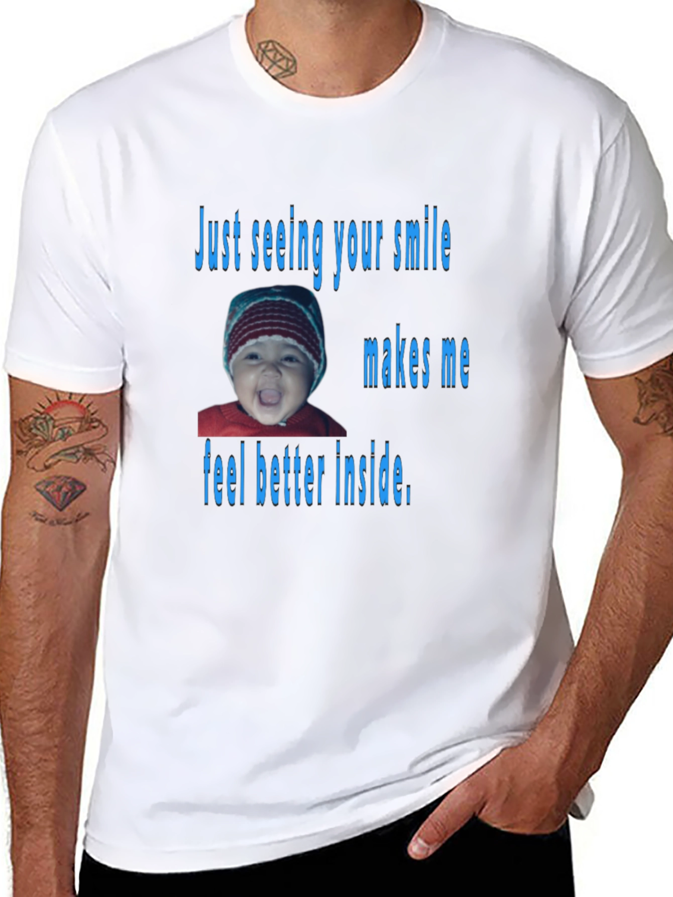 Smile Inside T-Shirt - Black