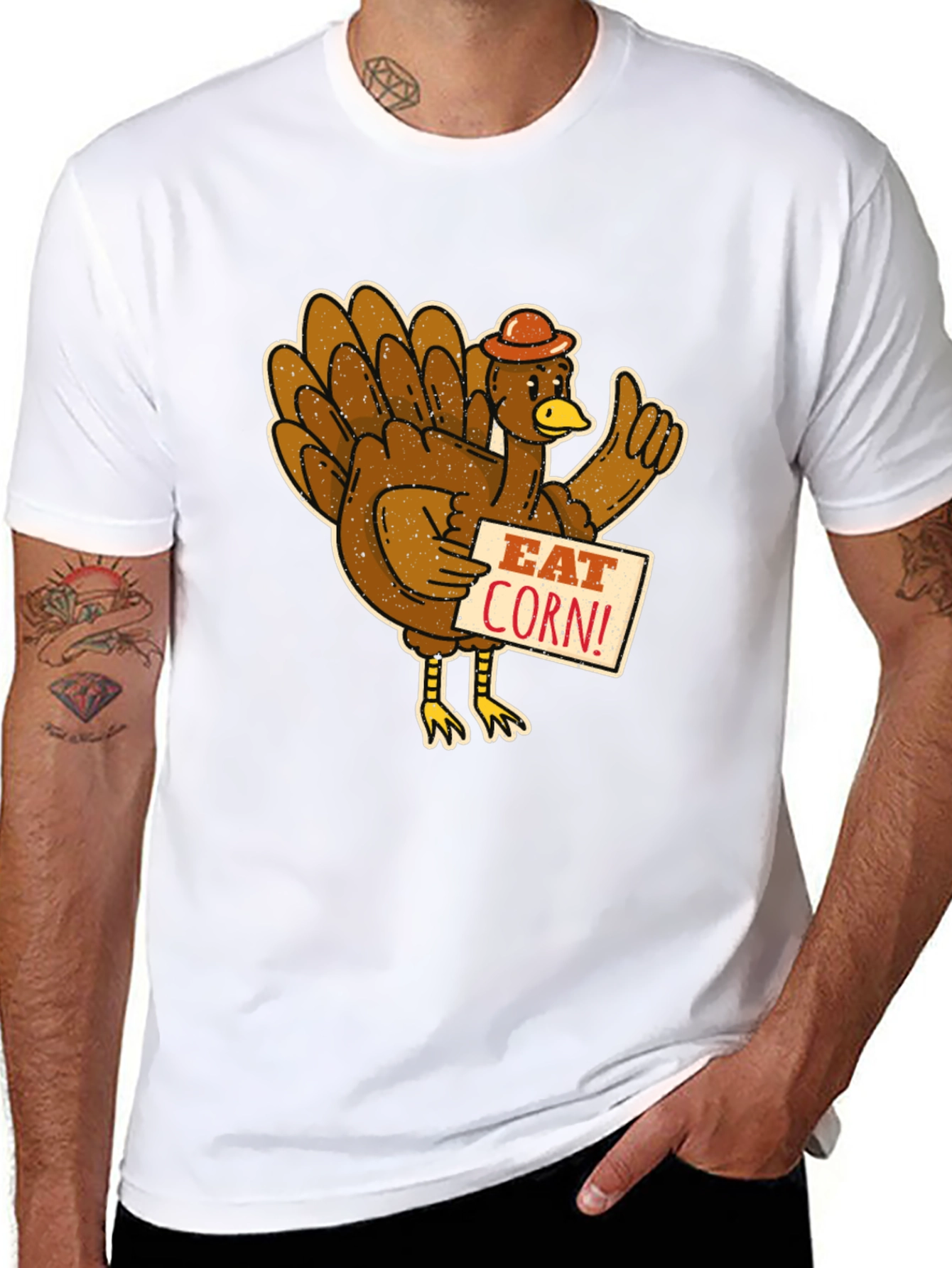 Eat Corn! Turkey Graphic Tee