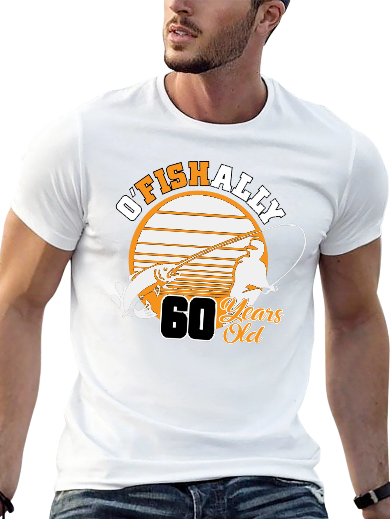 OFishally 60 Years Old Graphic T-Shirt