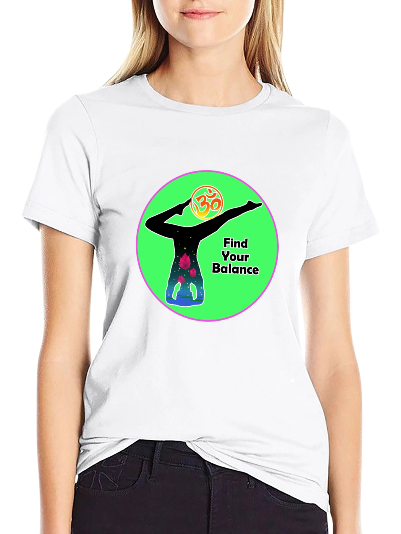 Find Your Balance Yoga Tee