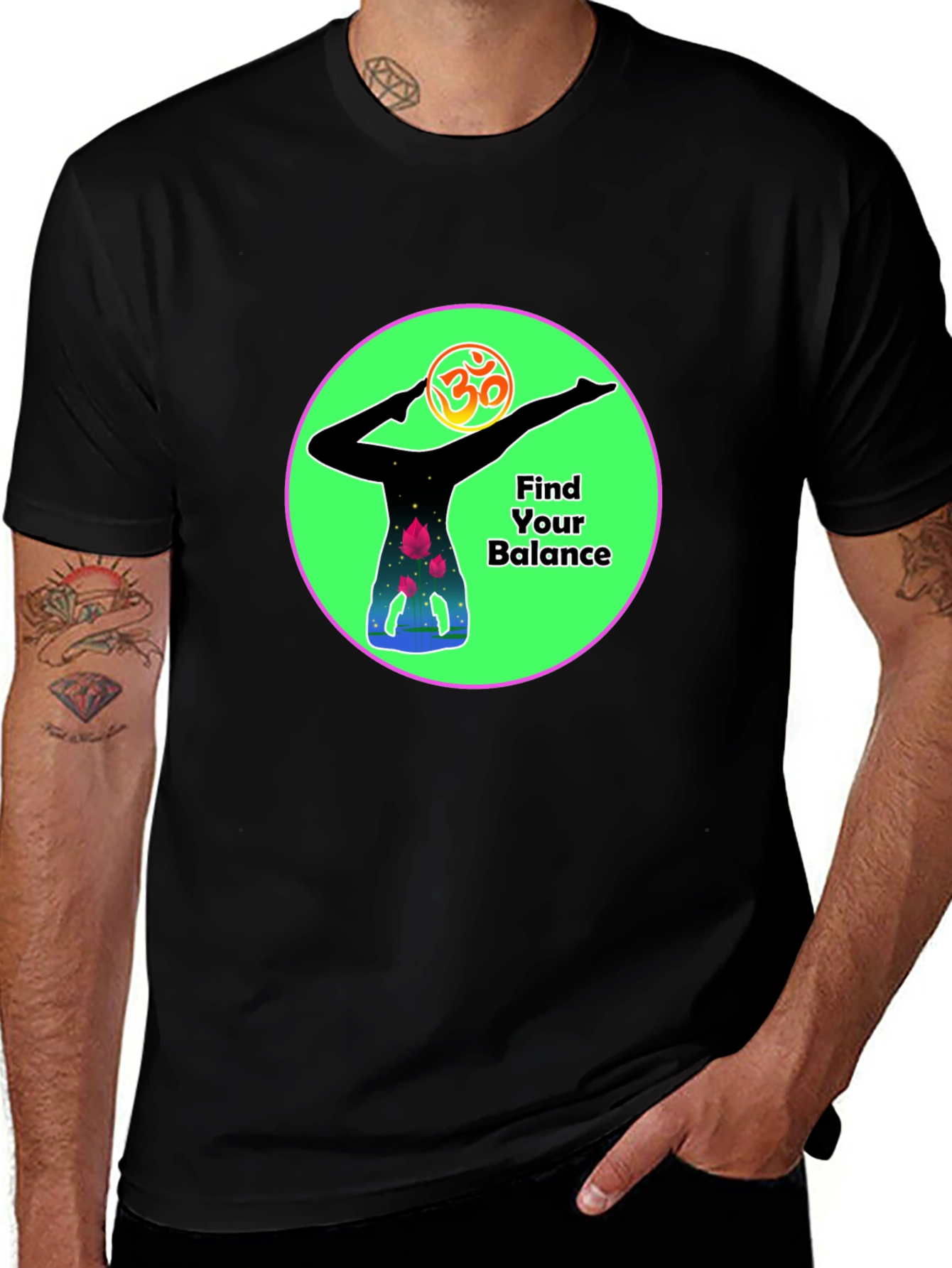 Find Your Balance Yoga Tee