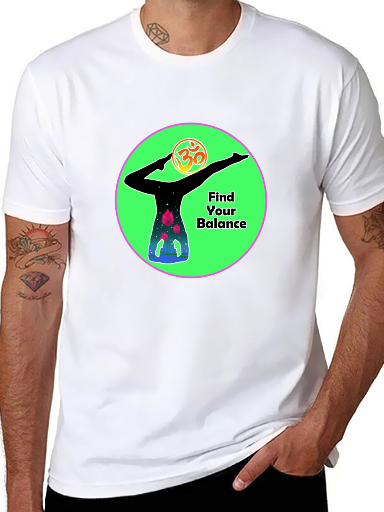 Find Your Balance Yoga Tee