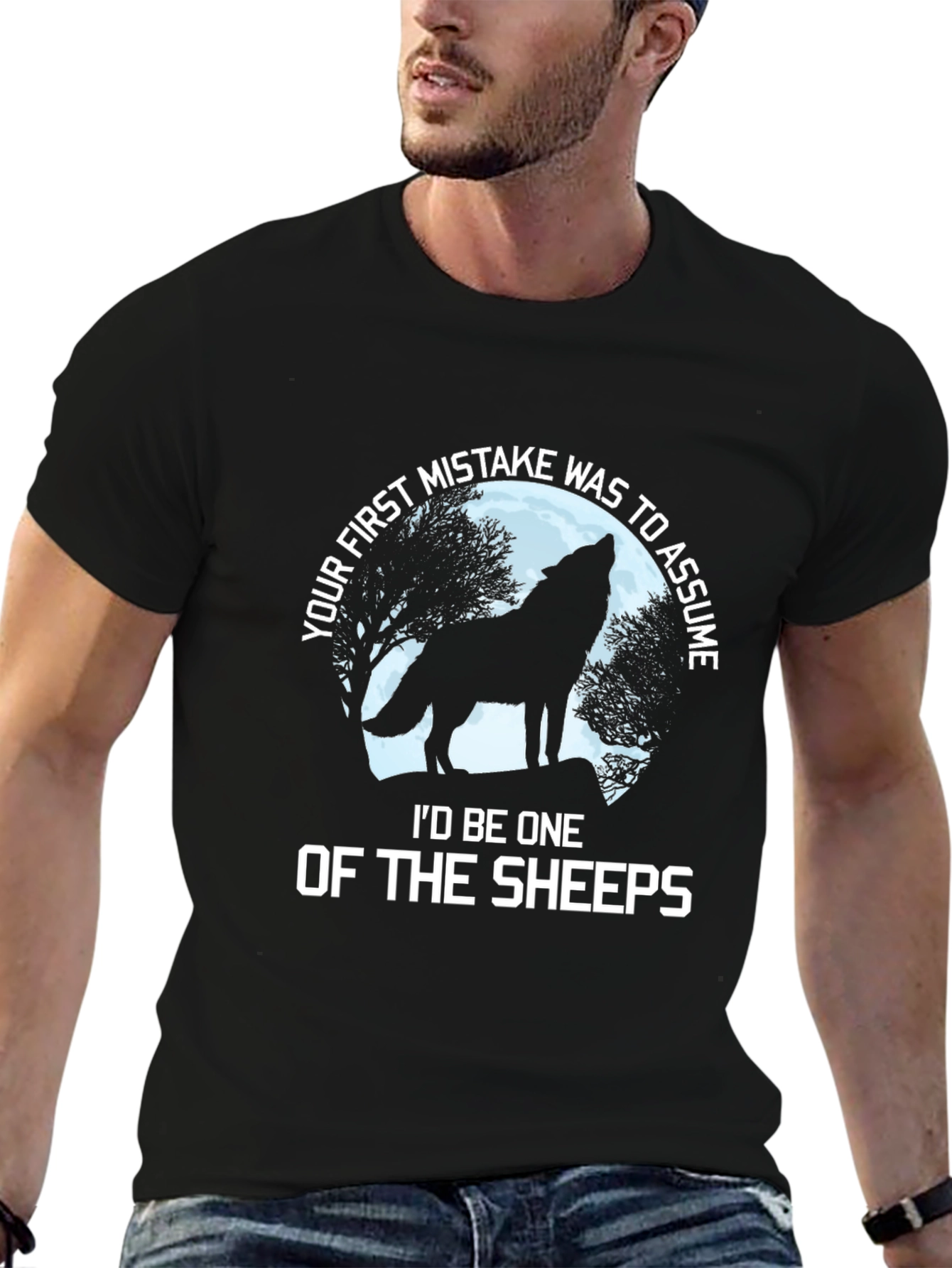 Wolf Silhouette T-Shirt - First Mistake