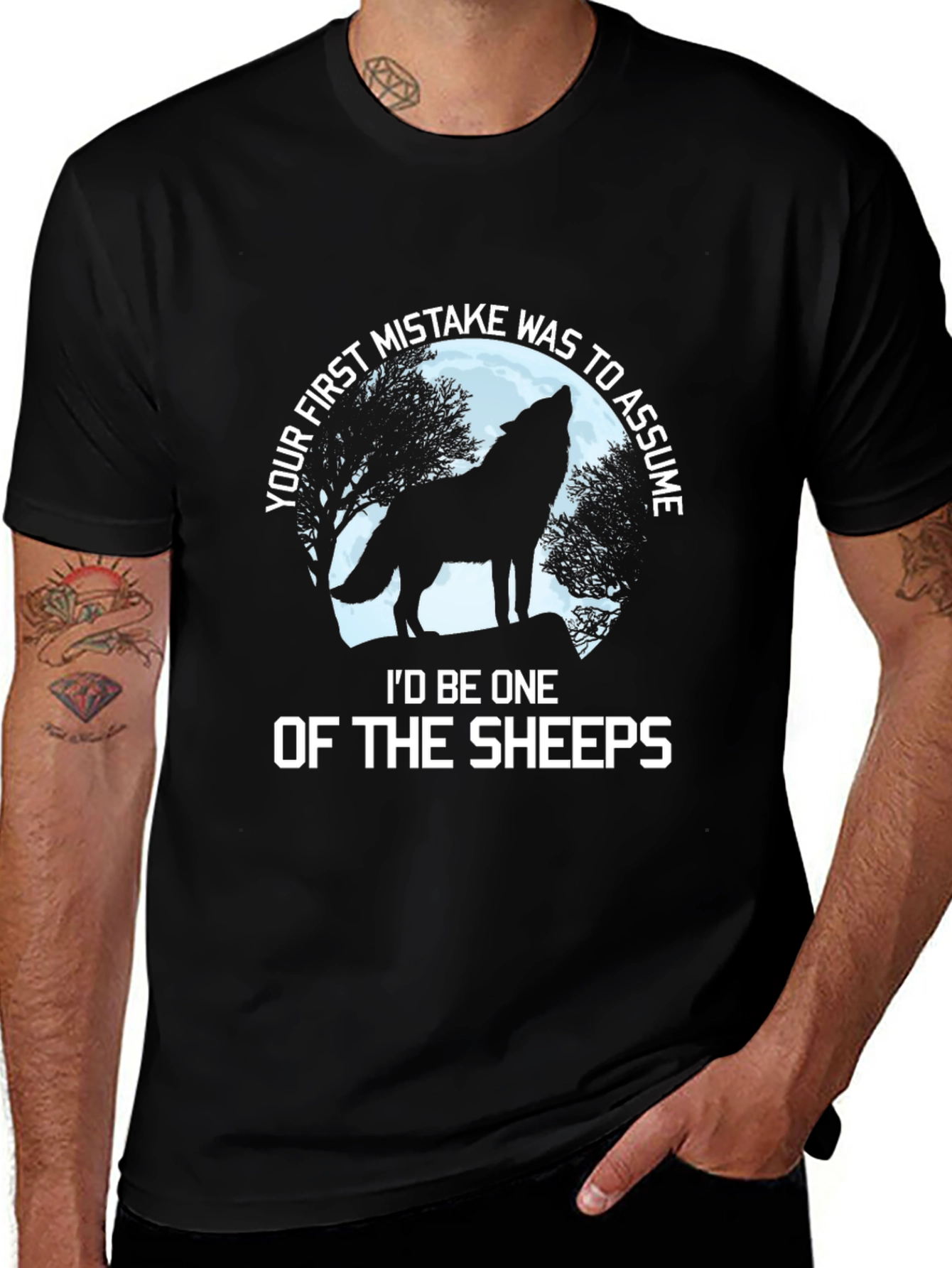 Wolf Silhouette T-Shirt - First Mistake