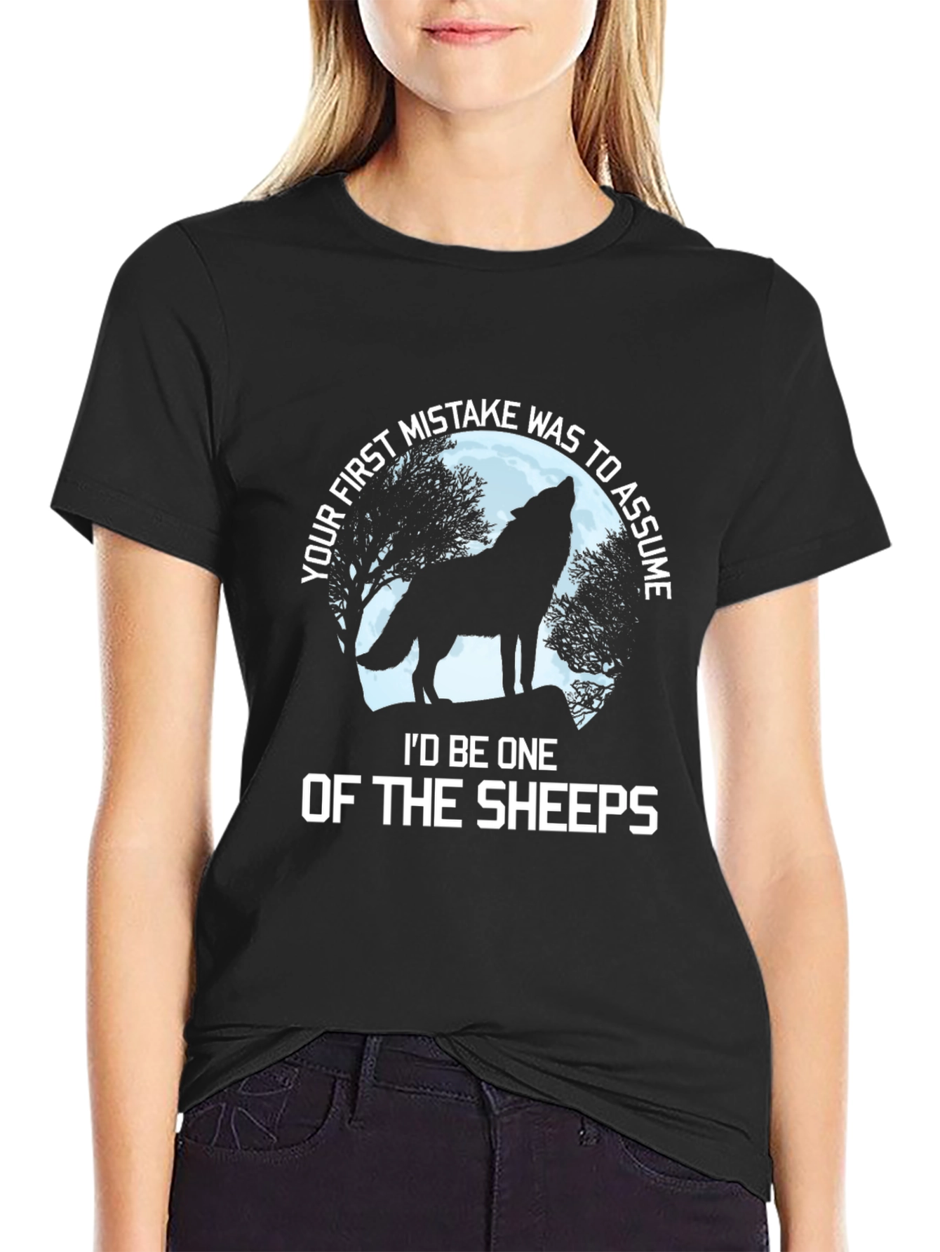 Wolf Silhouette T-Shirt - First Mistake