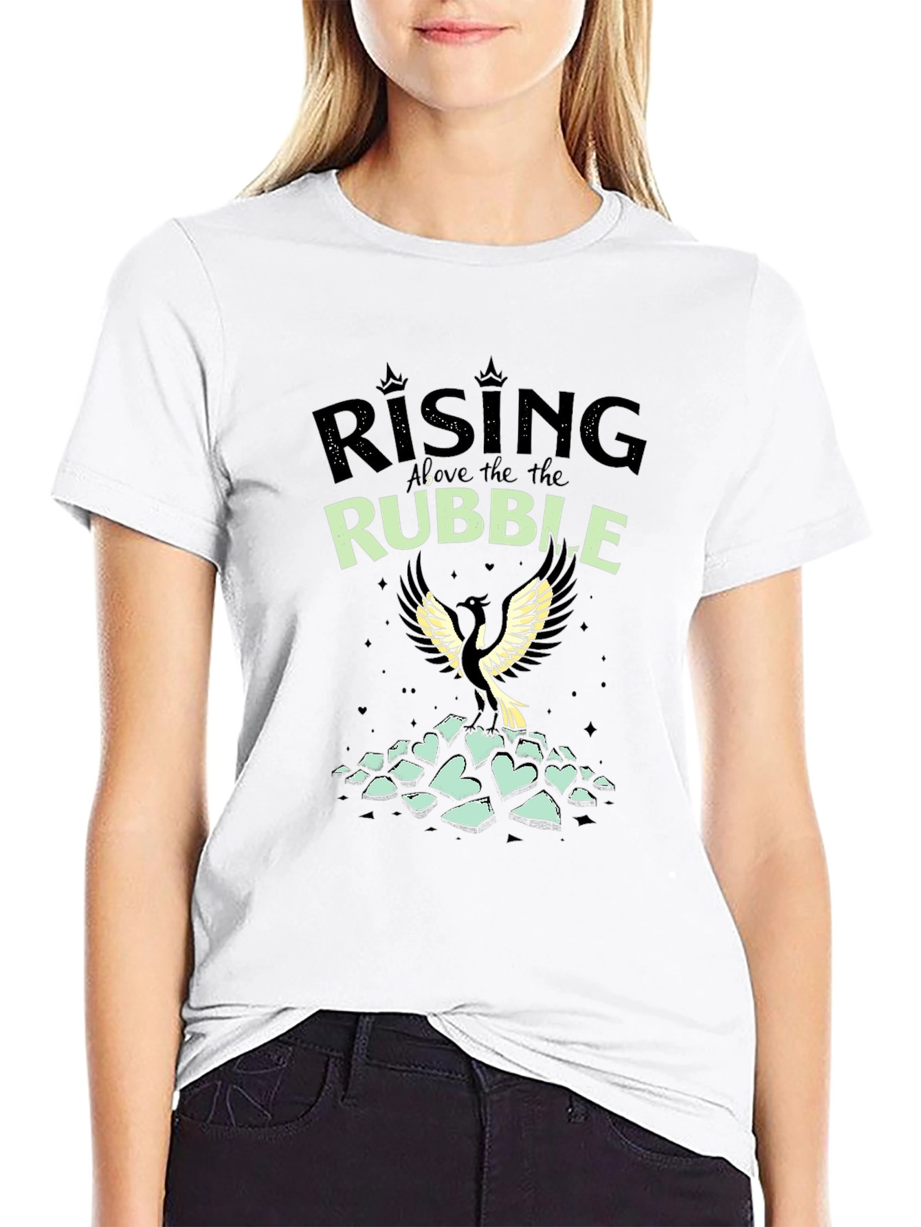 Rising Above the Rubble Graphic T-Shirt