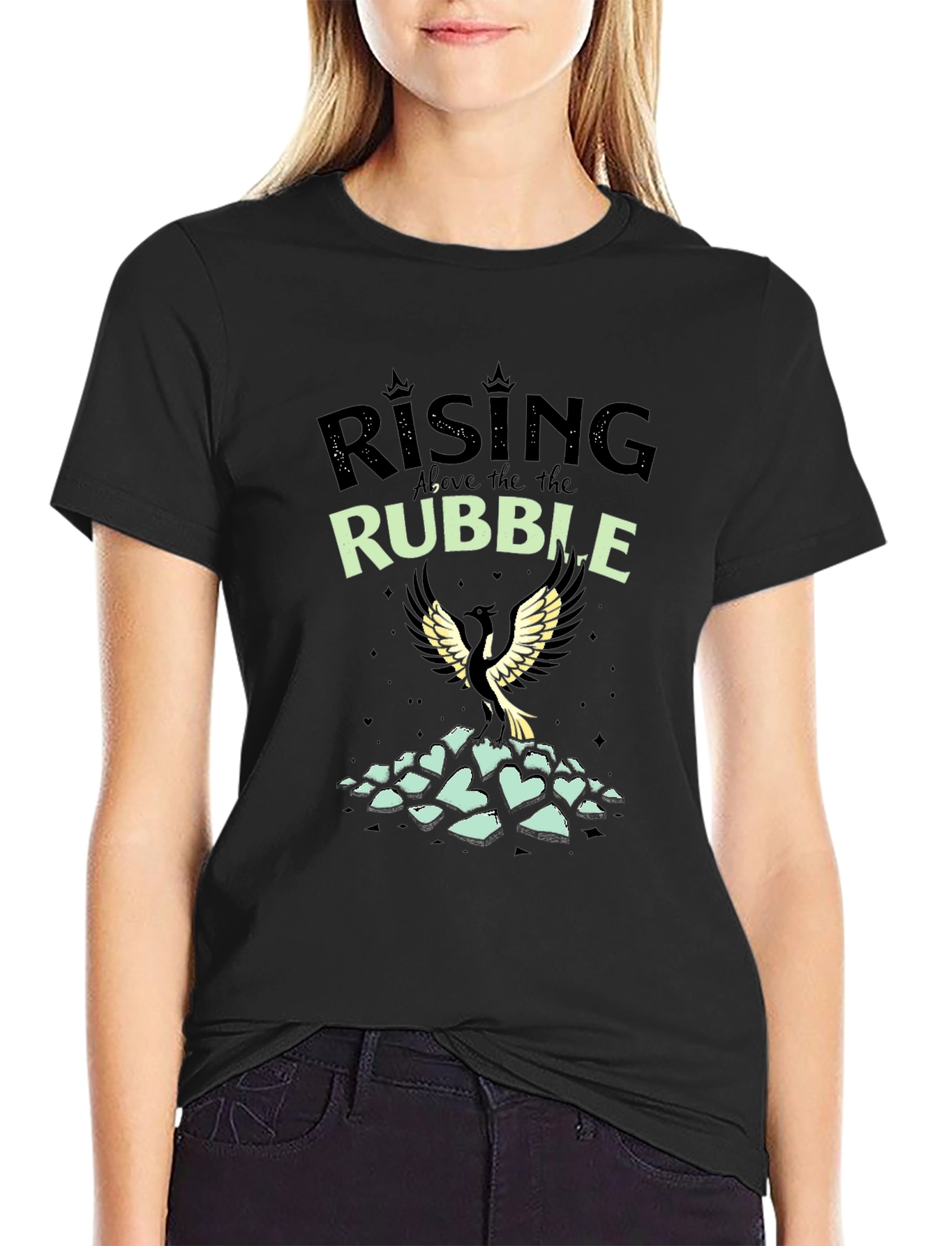 Rising Above the Rubble Graphic T-Shirt