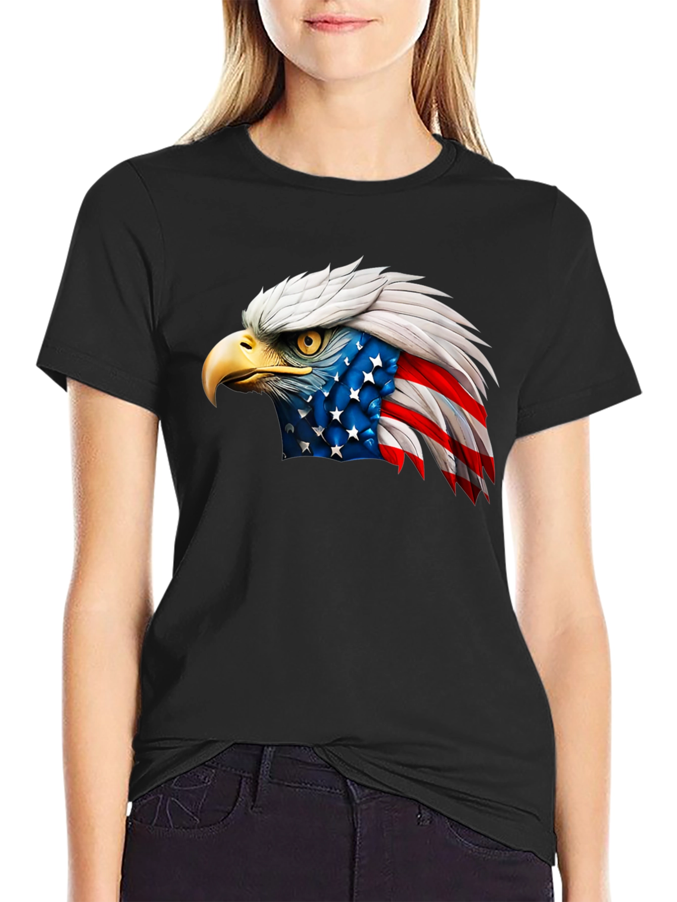 American Eagle Flag Graphic T-Shirt