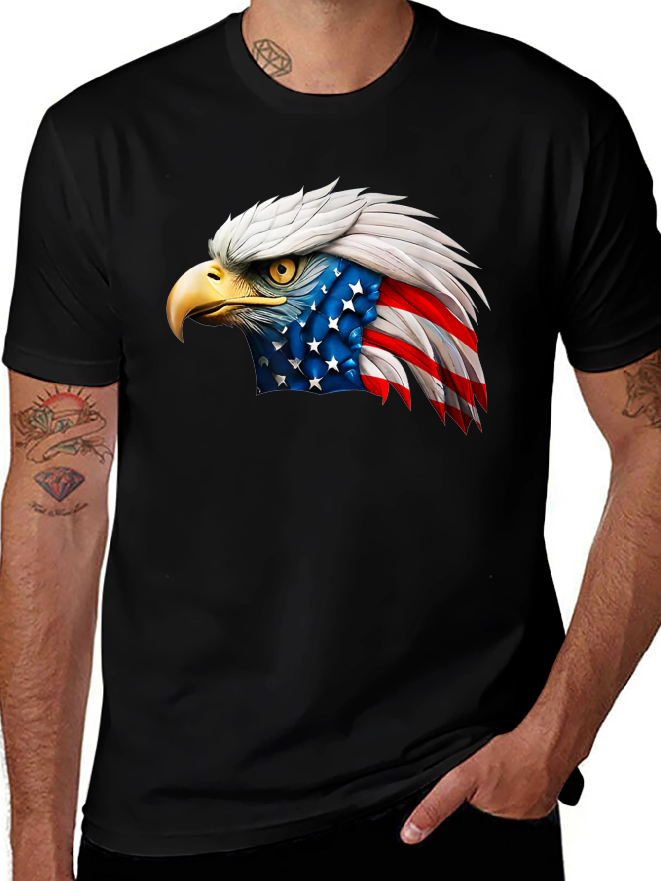 American Eagle Flag Graphic T-Shirt