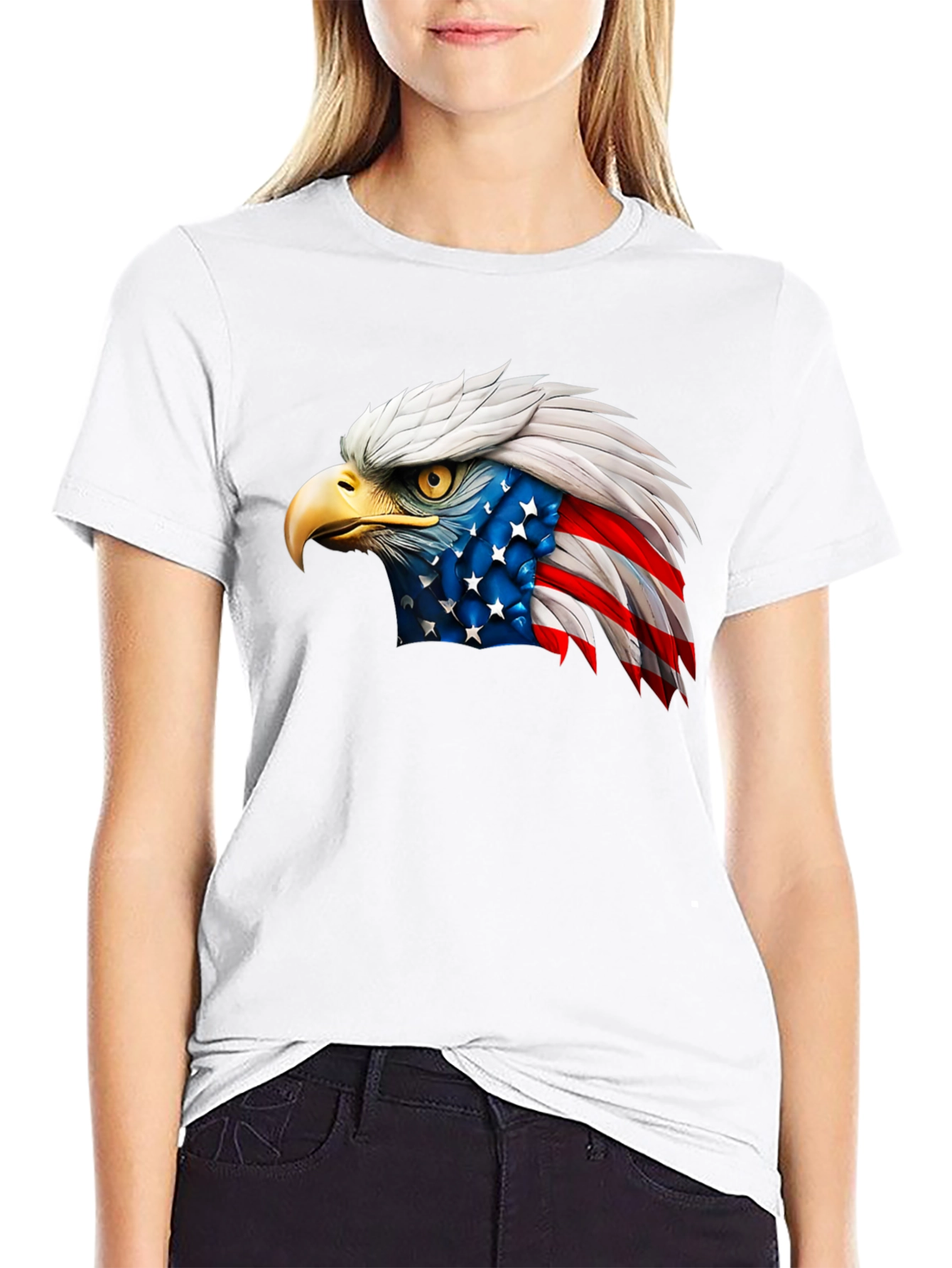 American Eagle Flag Graphic T-Shirt