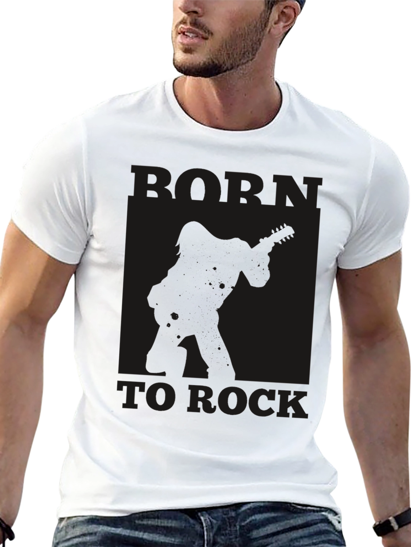 Born To Rock Mens T-Shirt