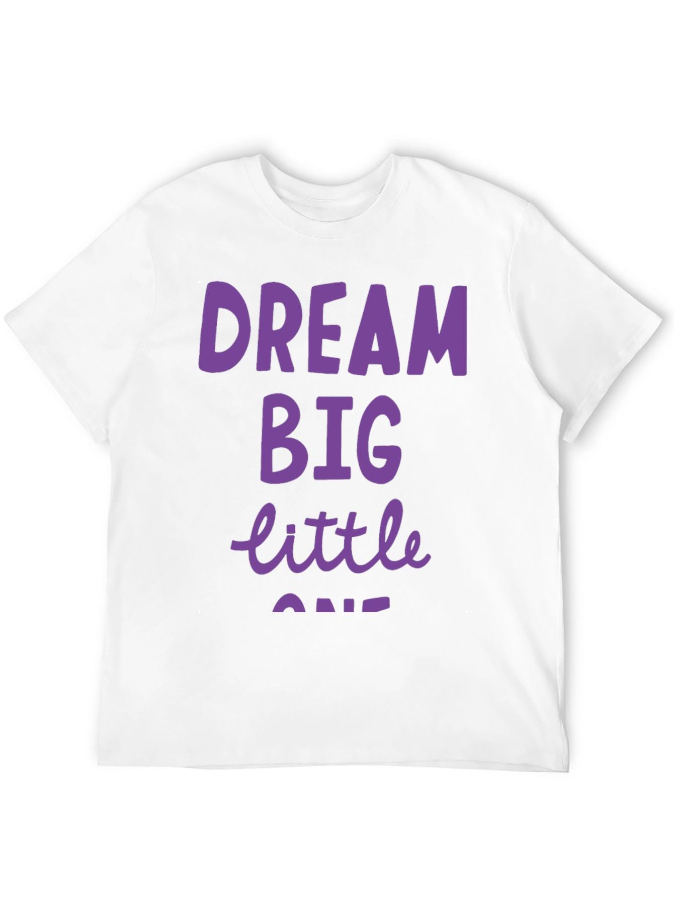 Dream Big Little One Black T-Shirt