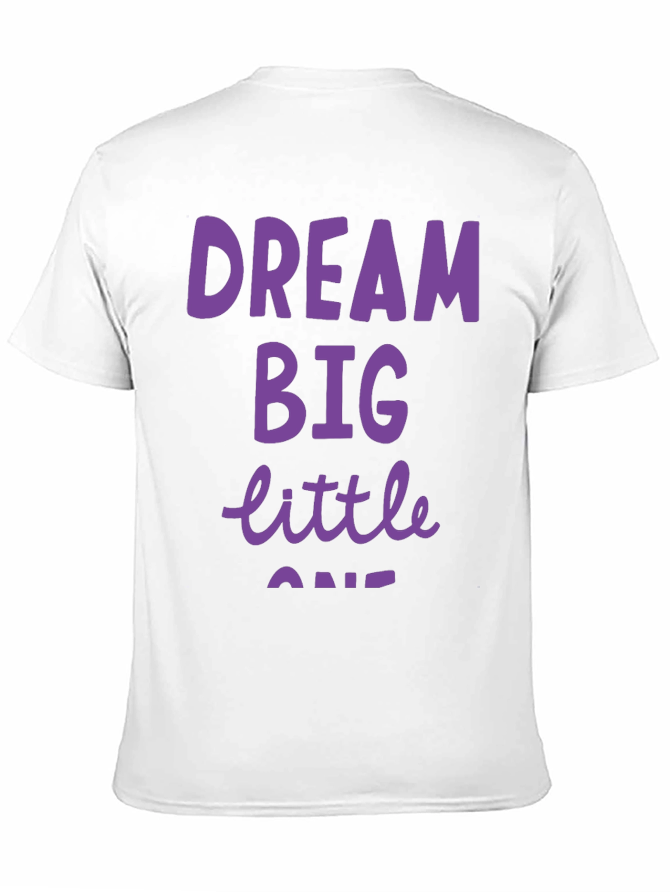 Dream Big Little One Black T-Shirt