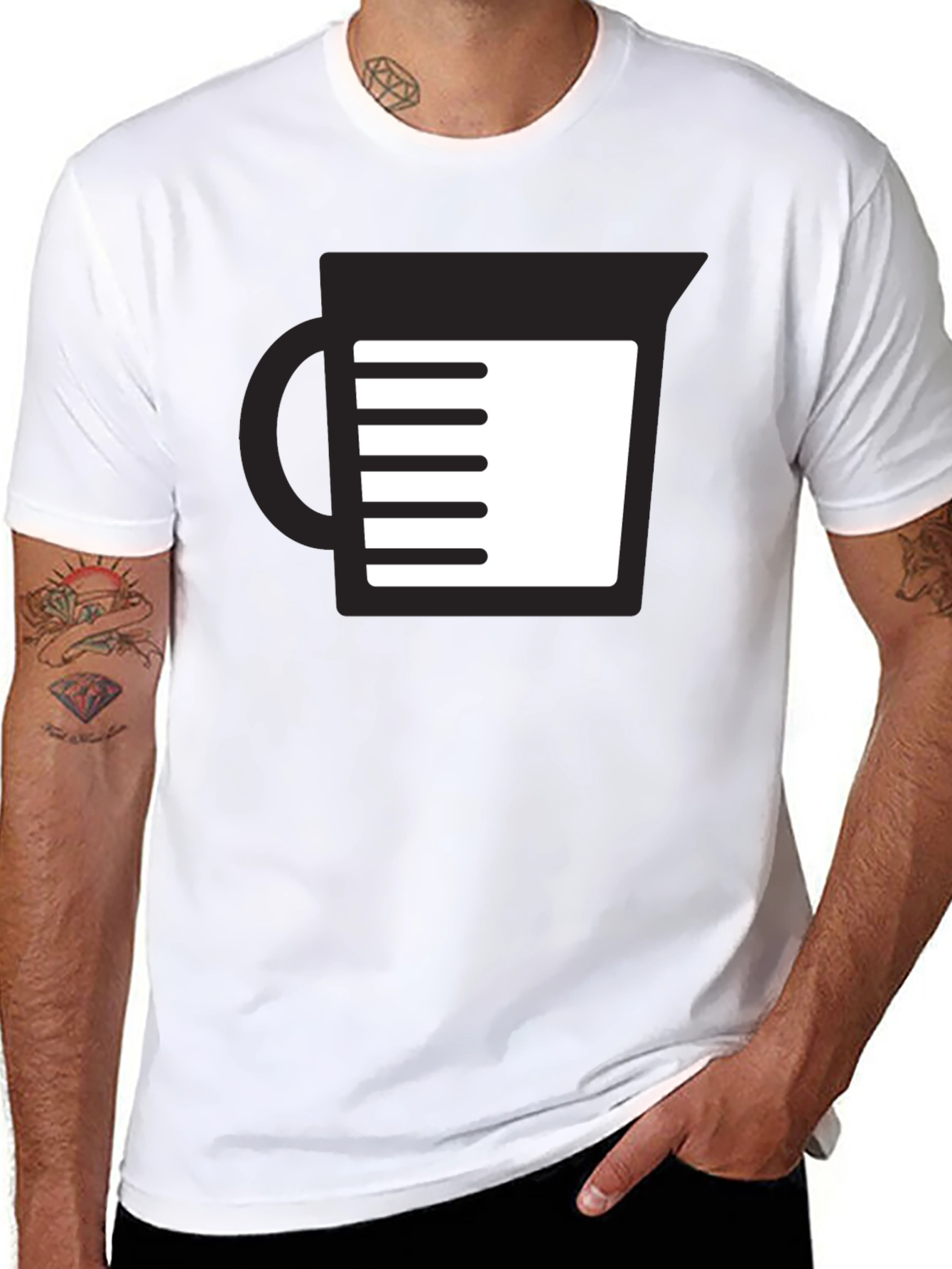 Measuring Cup Graphic T-Shirt - Brew Up Style