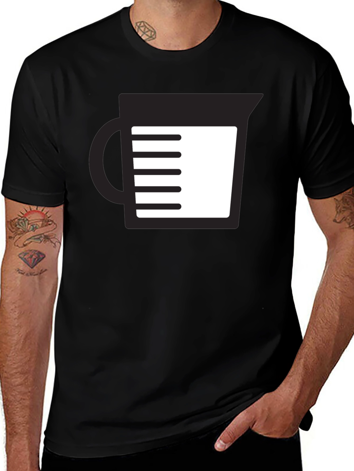 Measuring Cup Graphic T-Shirt - Brew Up Style