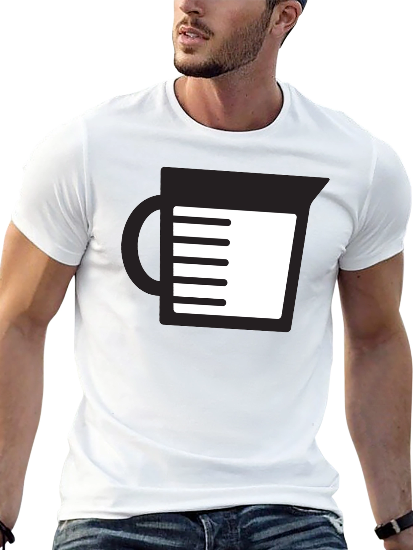 Measuring Cup Graphic T-Shirt - Brew Up Style