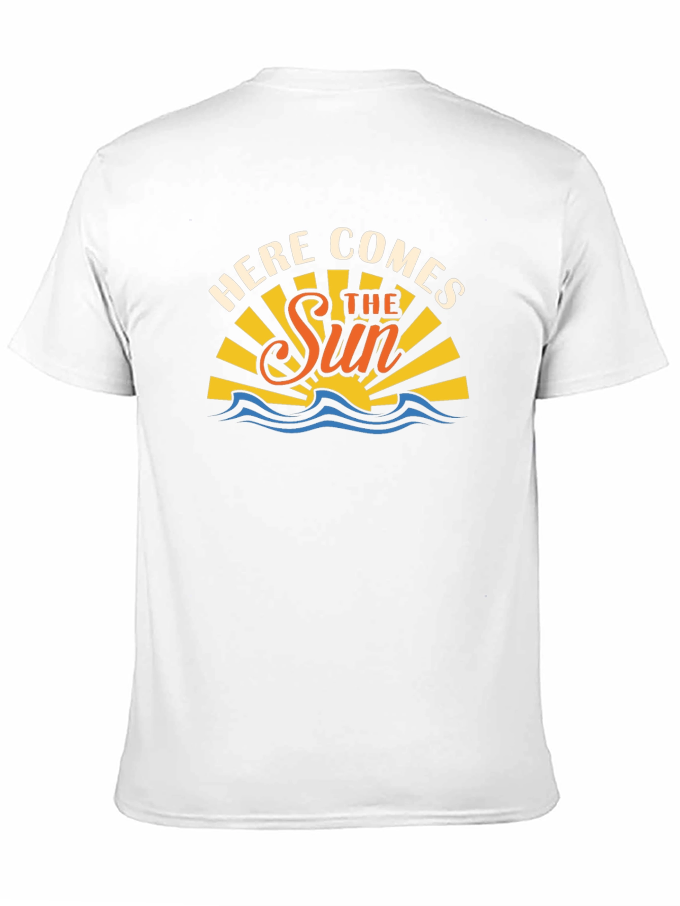 Here Comes The Sun Black Graphic T-Shirt