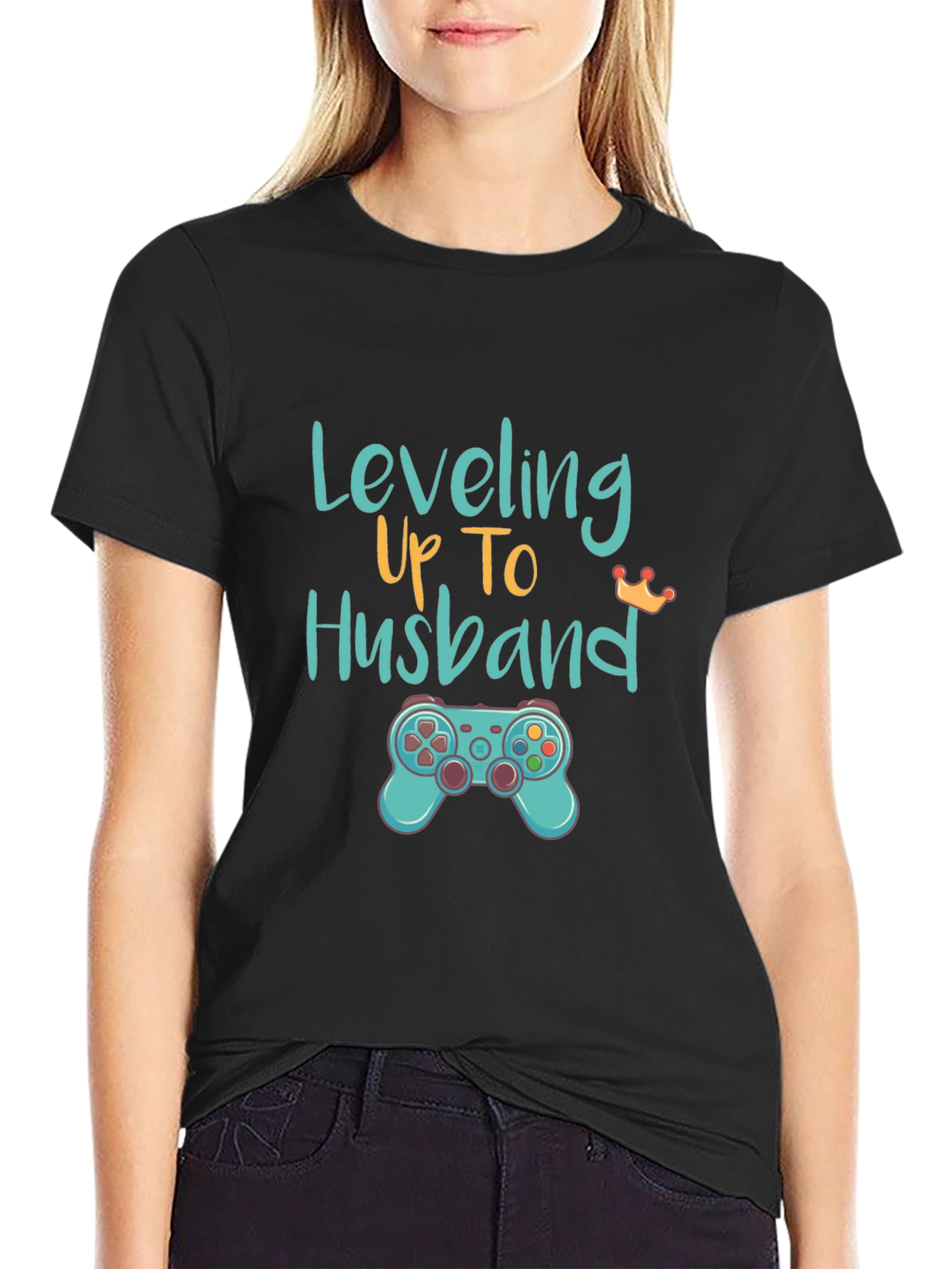 Leveling Up to Husband Gaming T-Shirt