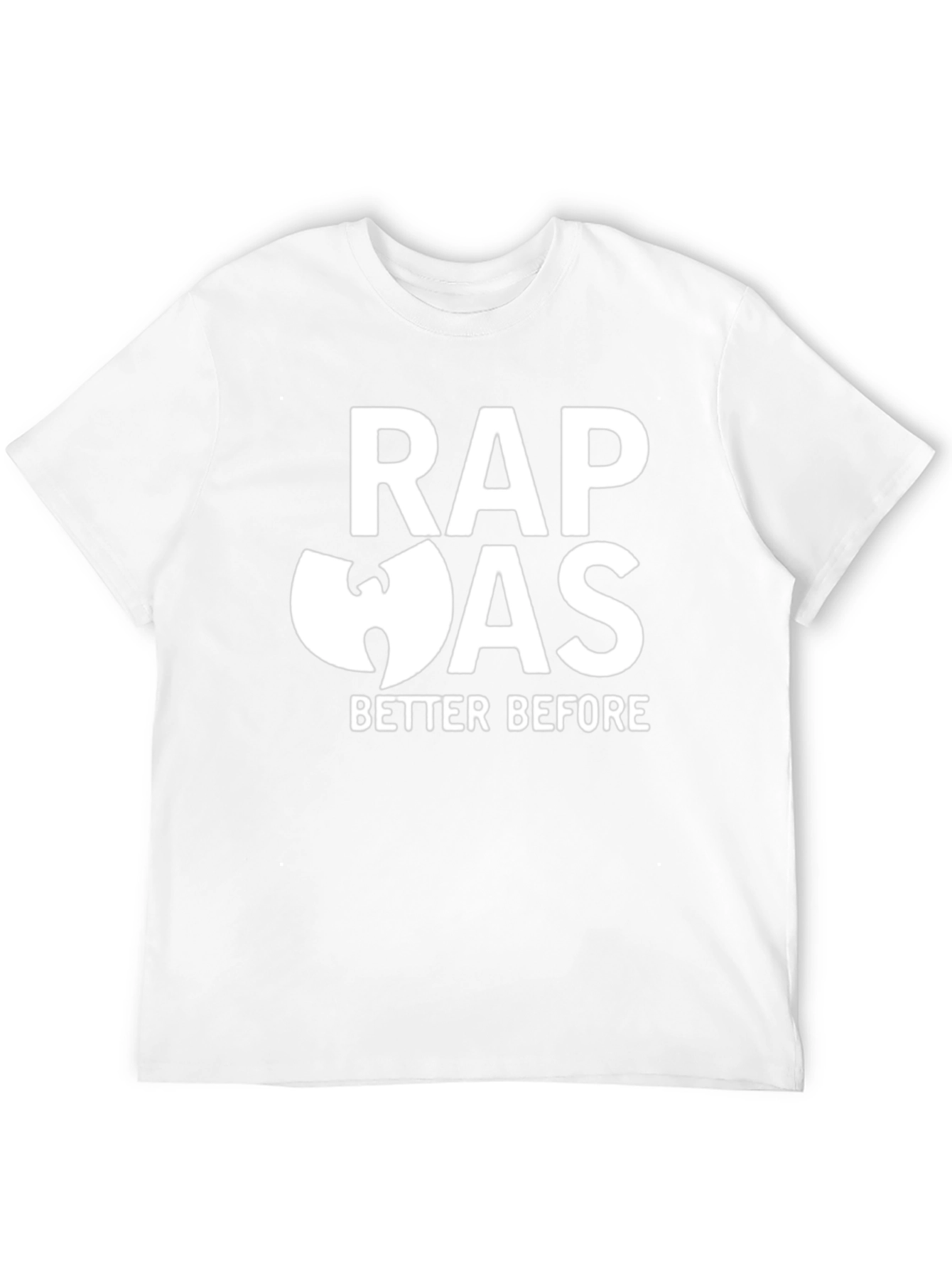 Rap Was Better Before Black Graphic Tee