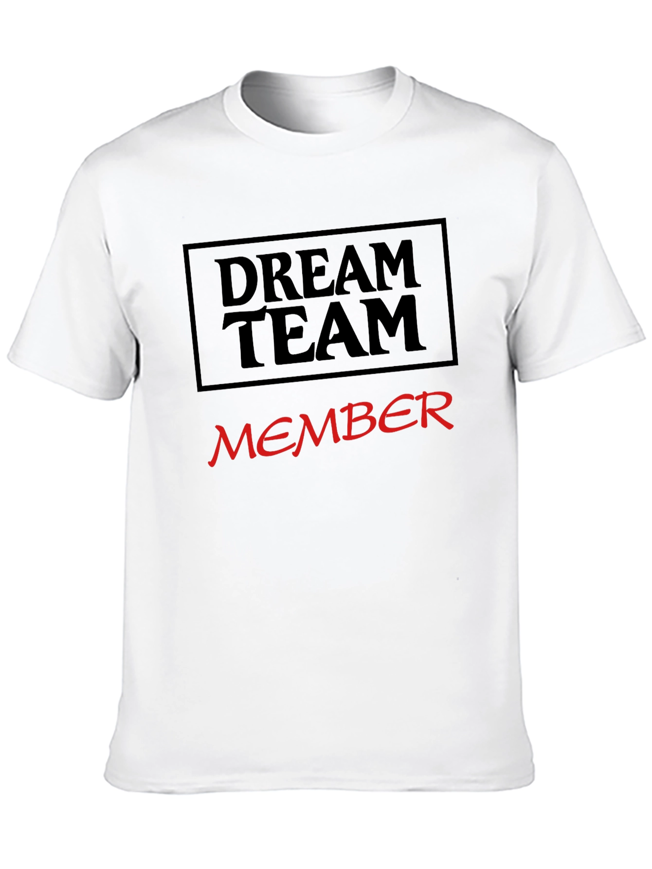 Dream Team Member Graphic T-Shirt - Black
