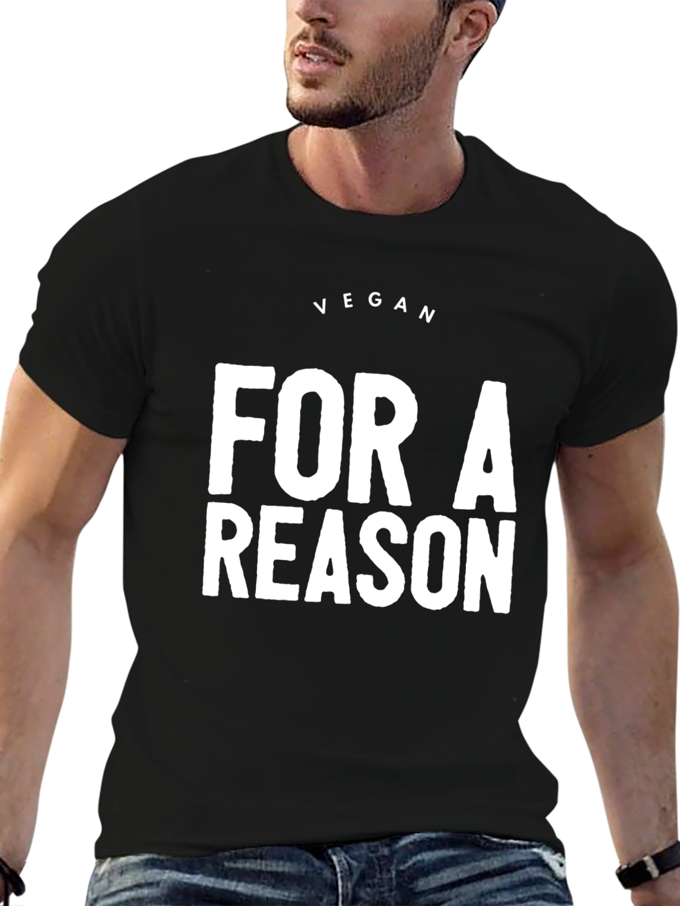 Vegan For A Reason Black T-Shirt