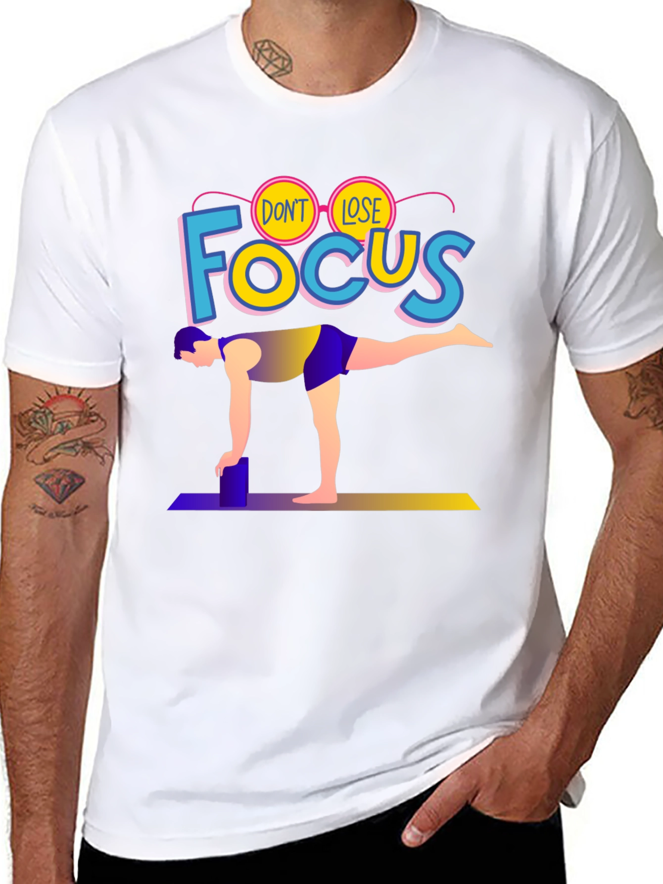 Dont Lose Focus Yoga T-Shirt - Balance & Style