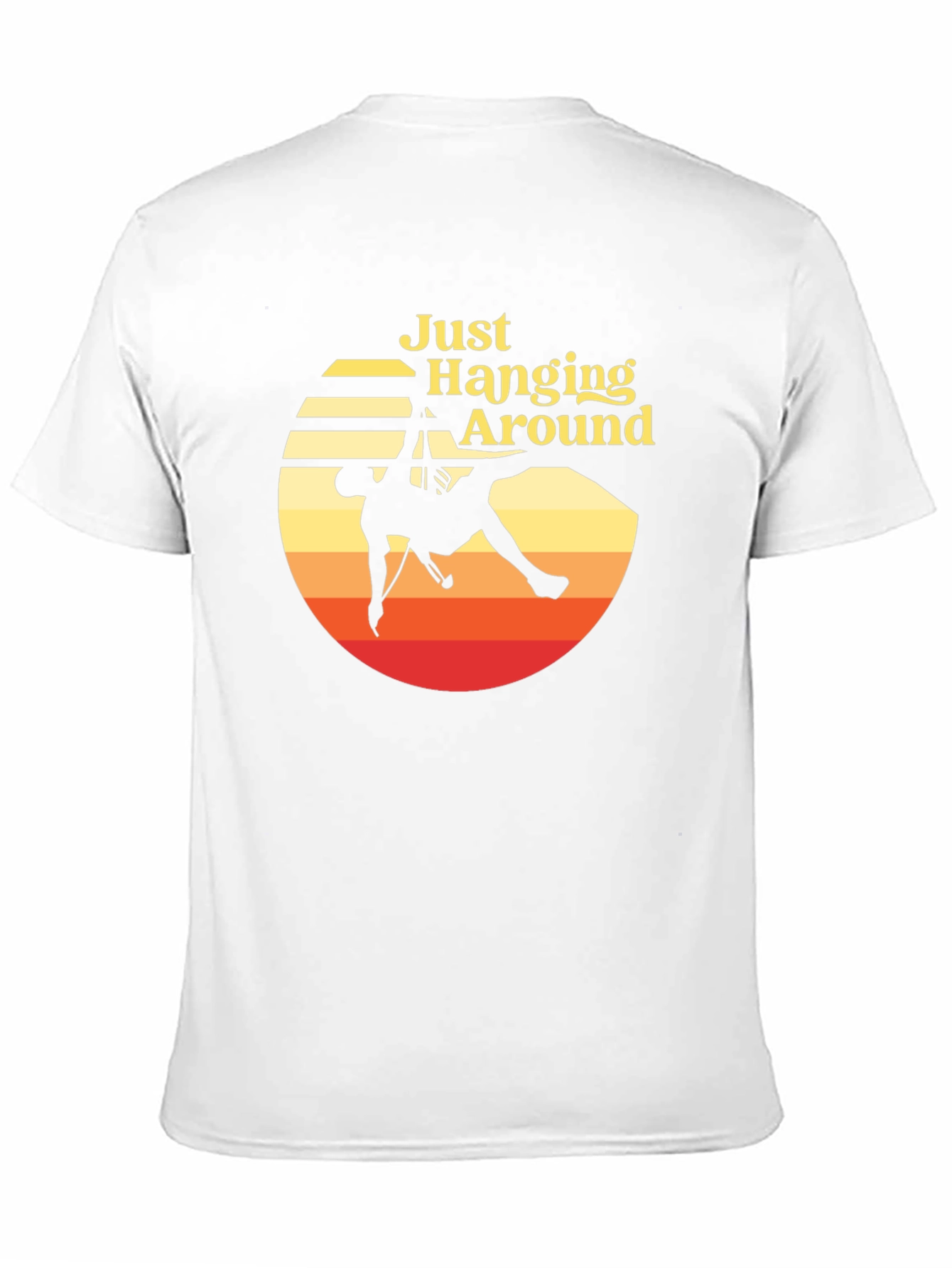 Just Hanging Around Rock Climbing Graphic T-Shirt