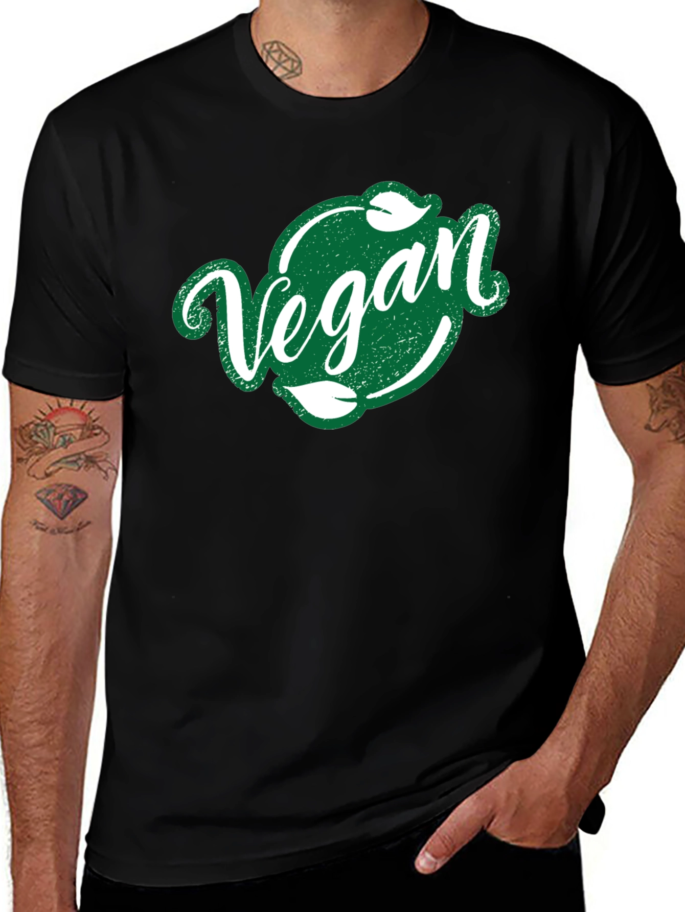 Vegan Graphic Tee - Stylish & Eco-Friendly Fashion