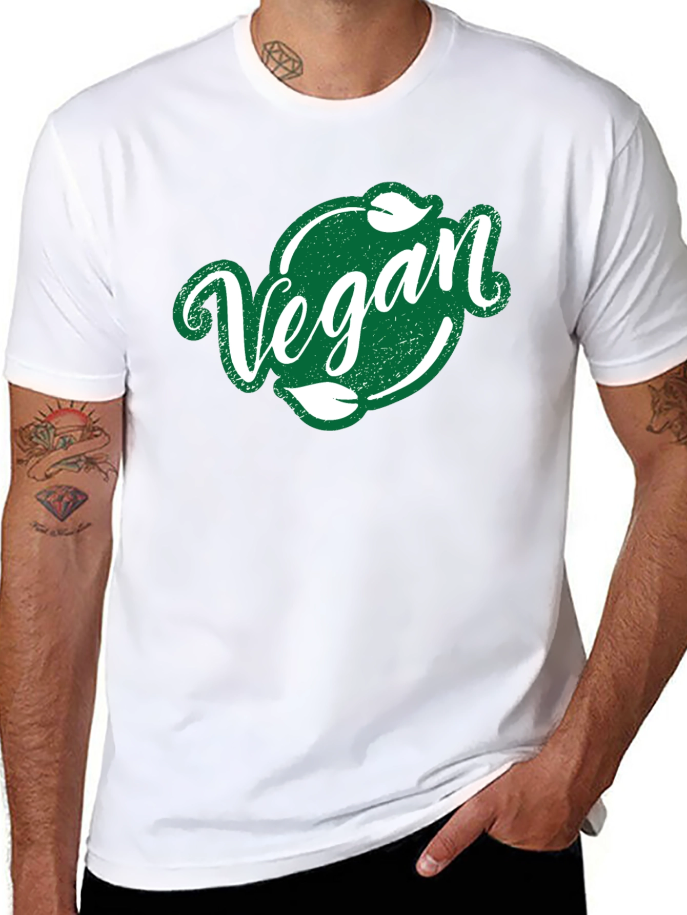 Vegan Graphic Tee - Stylish & Eco-Friendly Fashion
