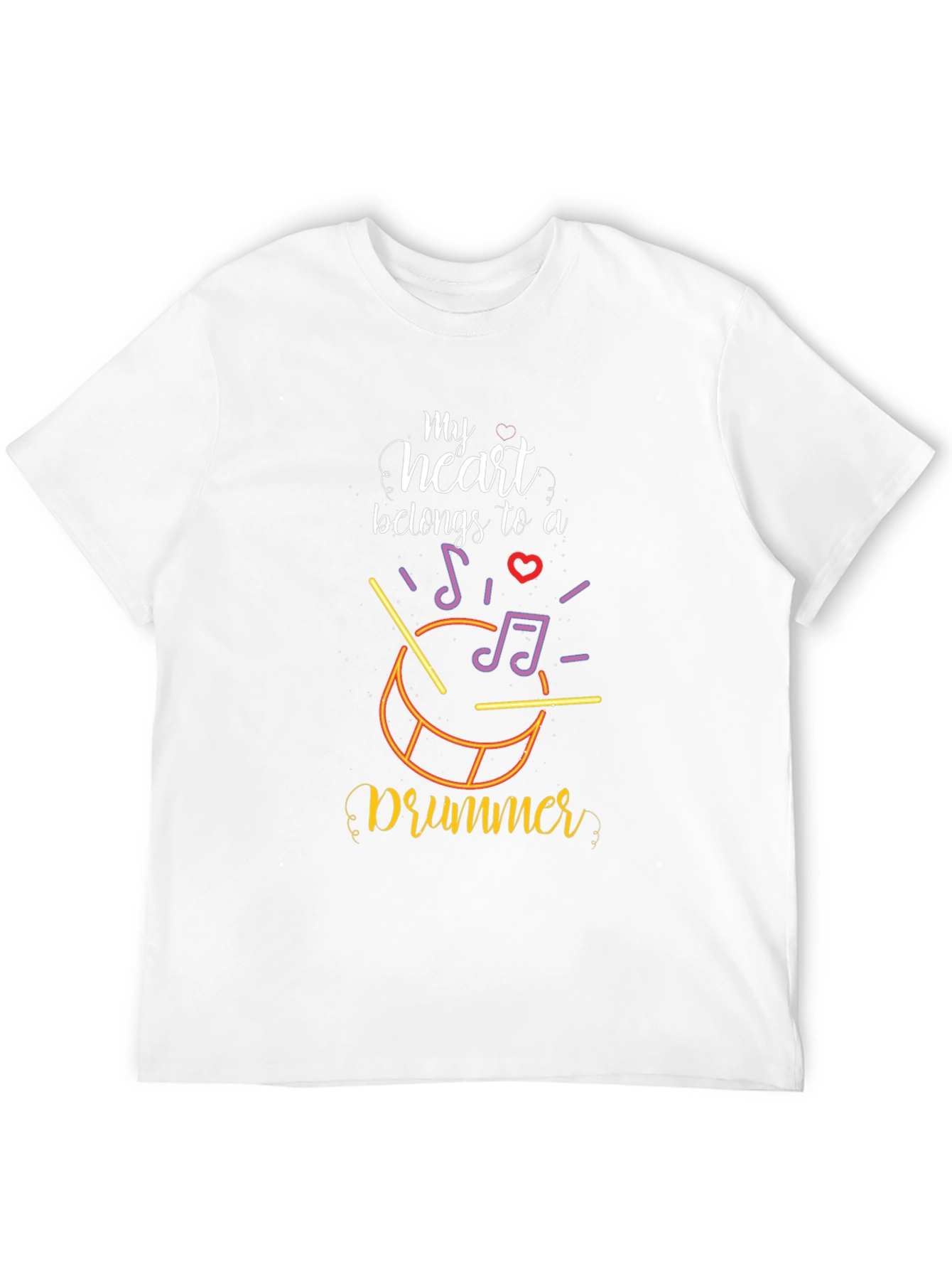 My Heart Belongs To A Drummer T-Shirt