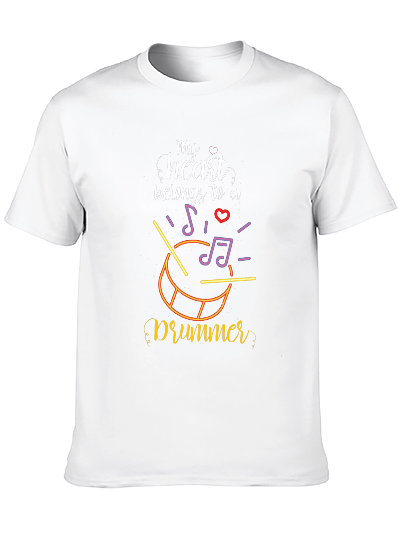 My Heart Belongs To A Drummer T-Shirt