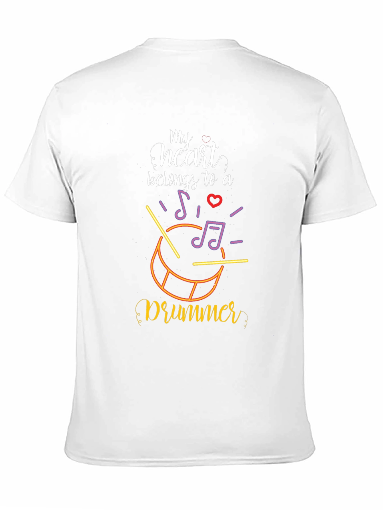 My Heart Belongs To A Drummer T-Shirt