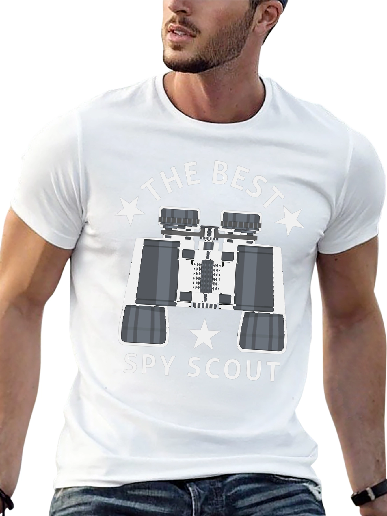 Best Spy Scout T-Shirt: Sleek Black Design