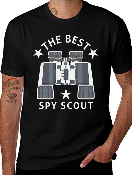 Best Spy Scout T-Shirt: Sleek Black Design